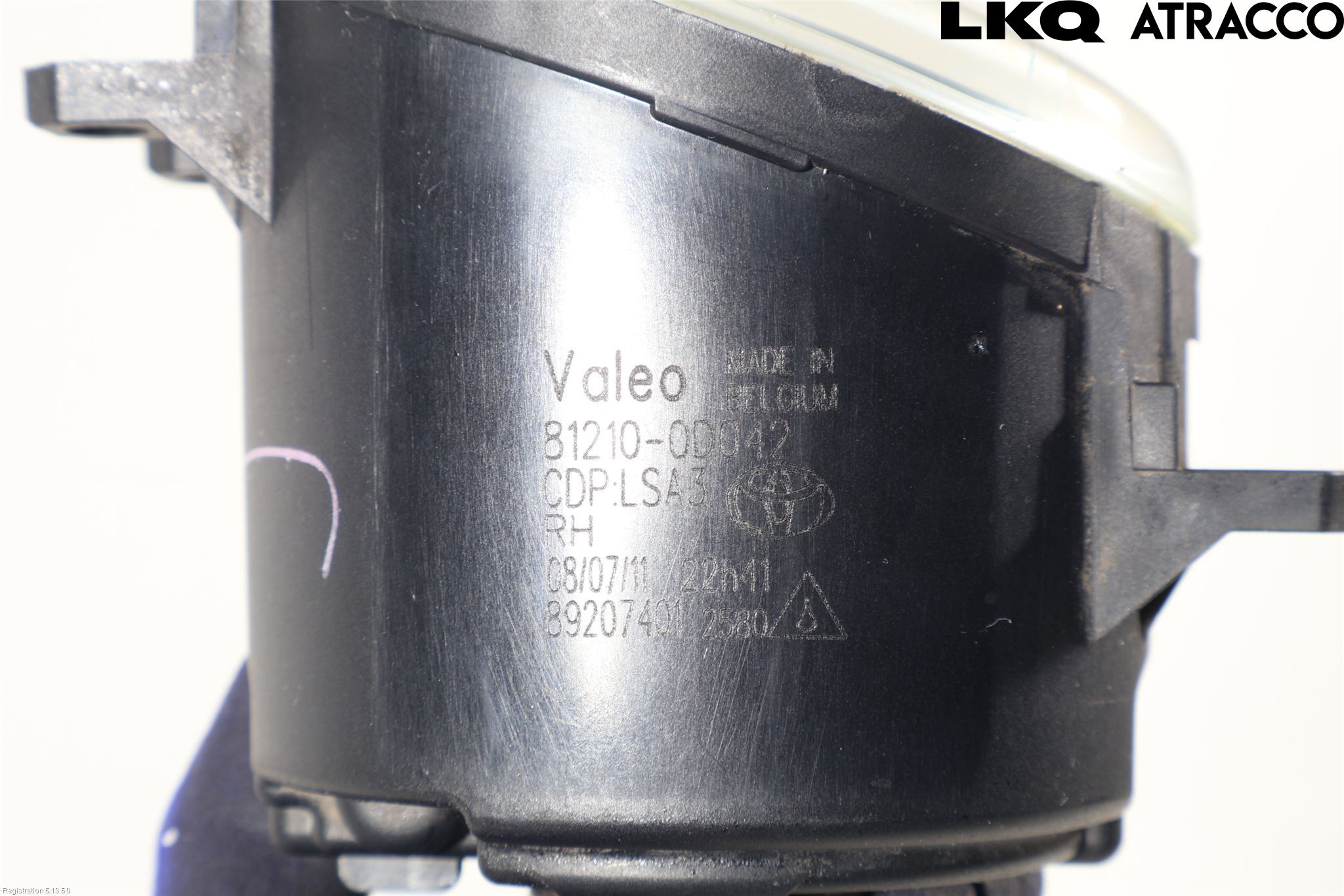 Toyota AVENSIS 09-15 Dimljus-Varselljus Fram