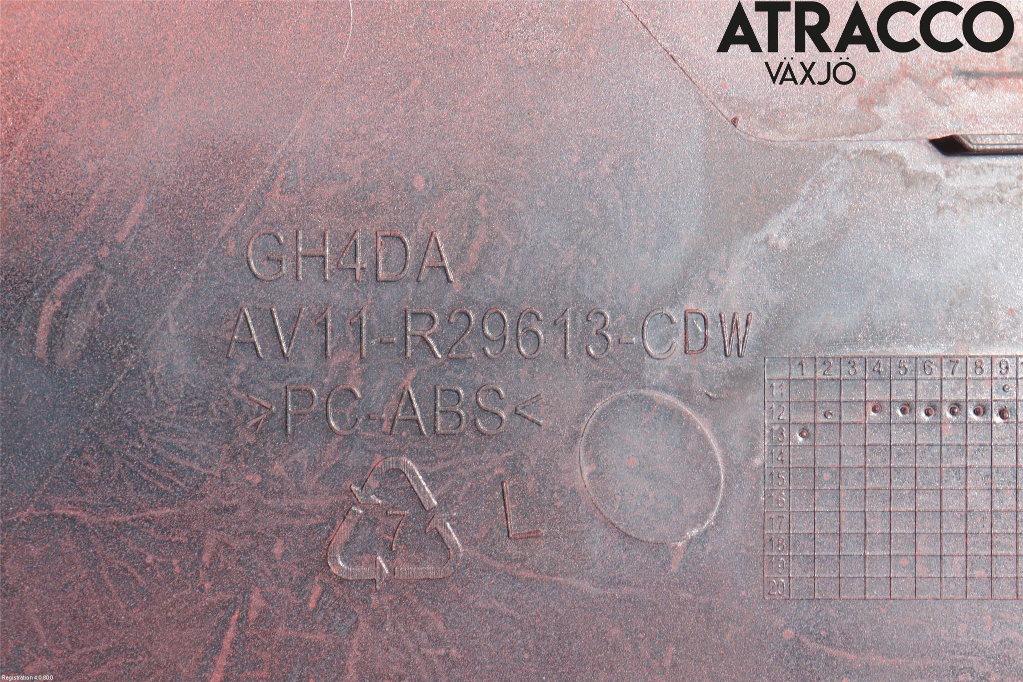 Ford B-MAX 12-17 Skärm Hörn Utfyllnad Bak