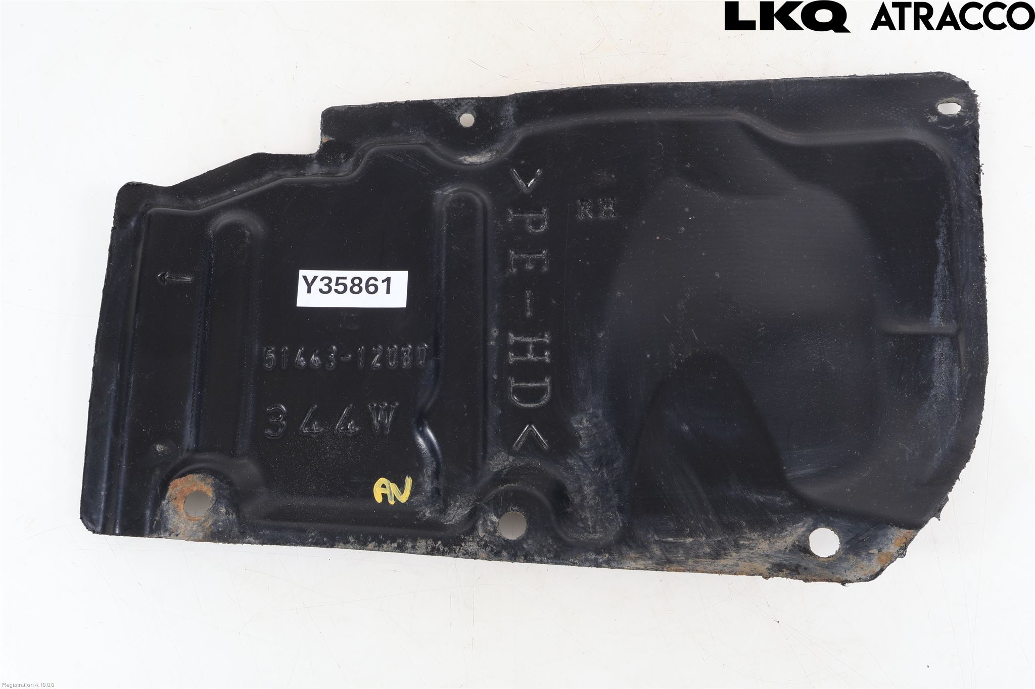 Toyota PRIUS+ ZVW40 12-20 Hasplåt Plåt-Plast