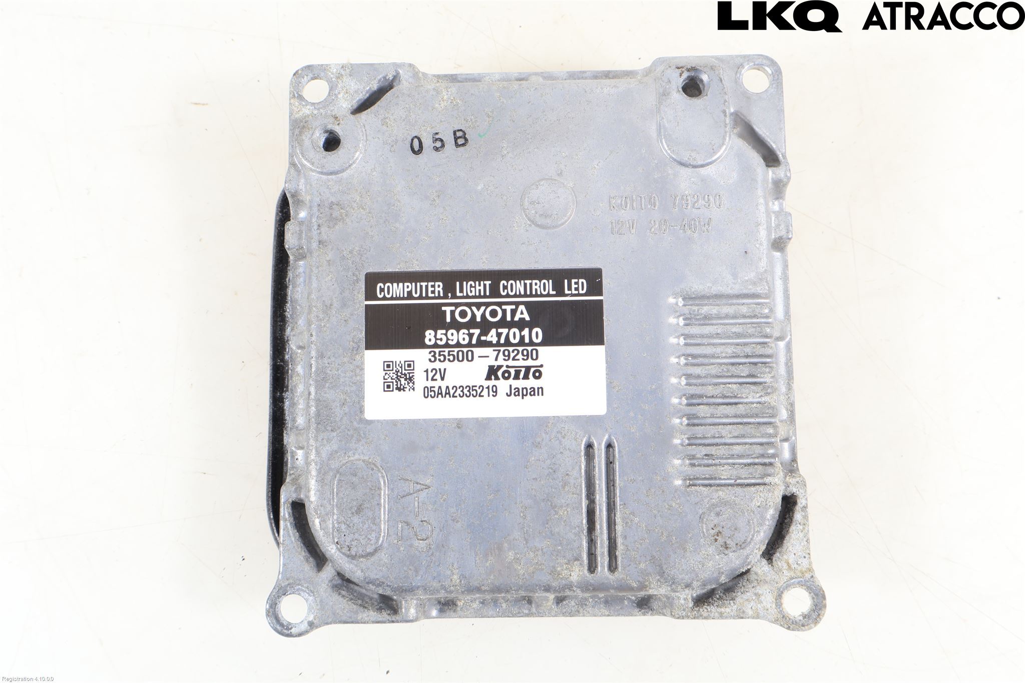 Lexus RX AL10 09-15 Styrenhet Strålkastare