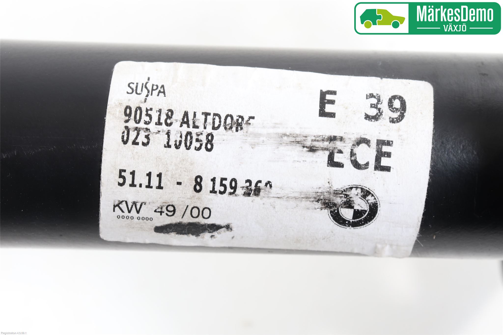 BMW 5 E39 95-04 Stötfångarbärjärn Fram