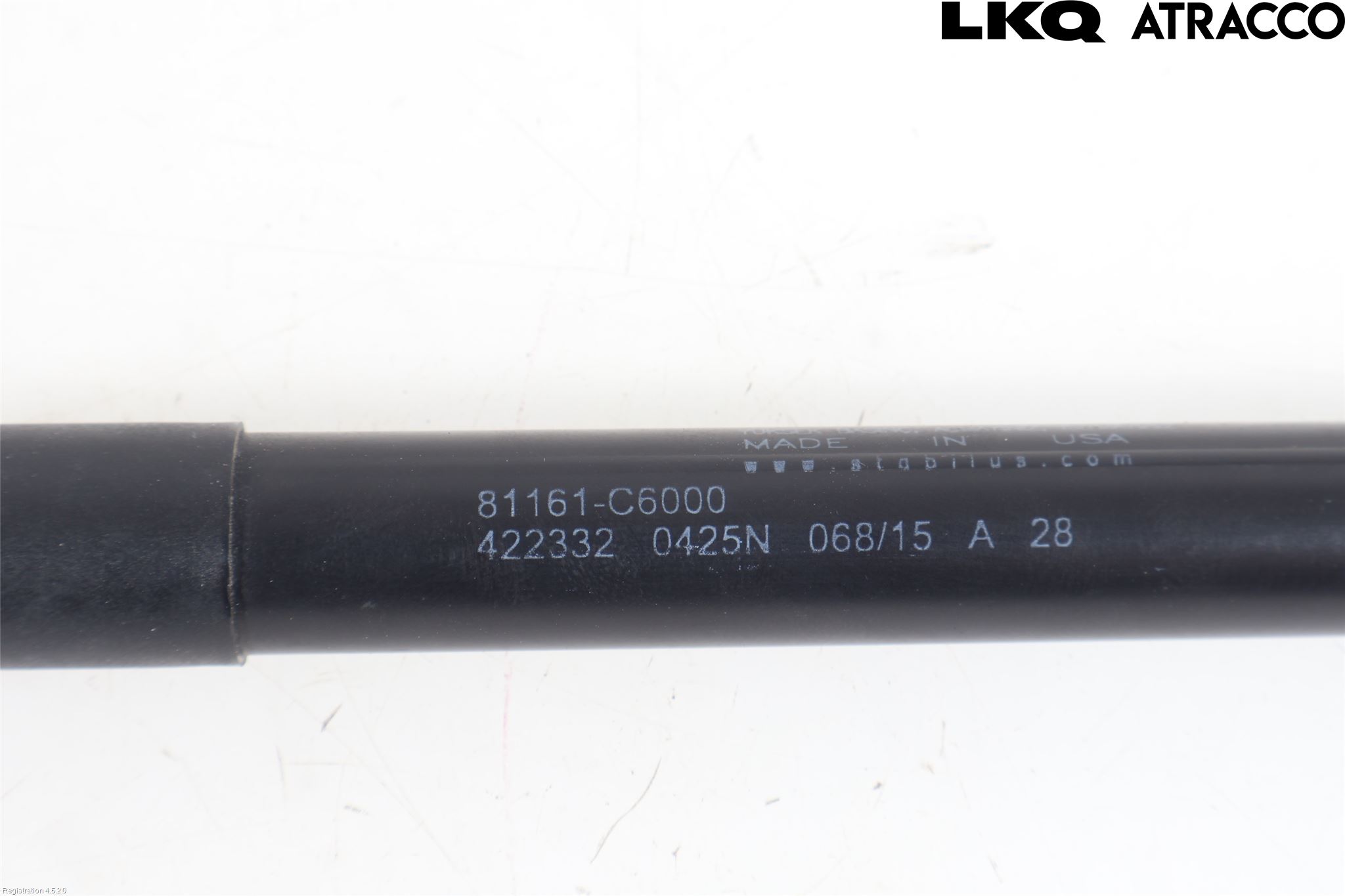 Kia SORENTO 15-20 Gasfjäder Motorhuv