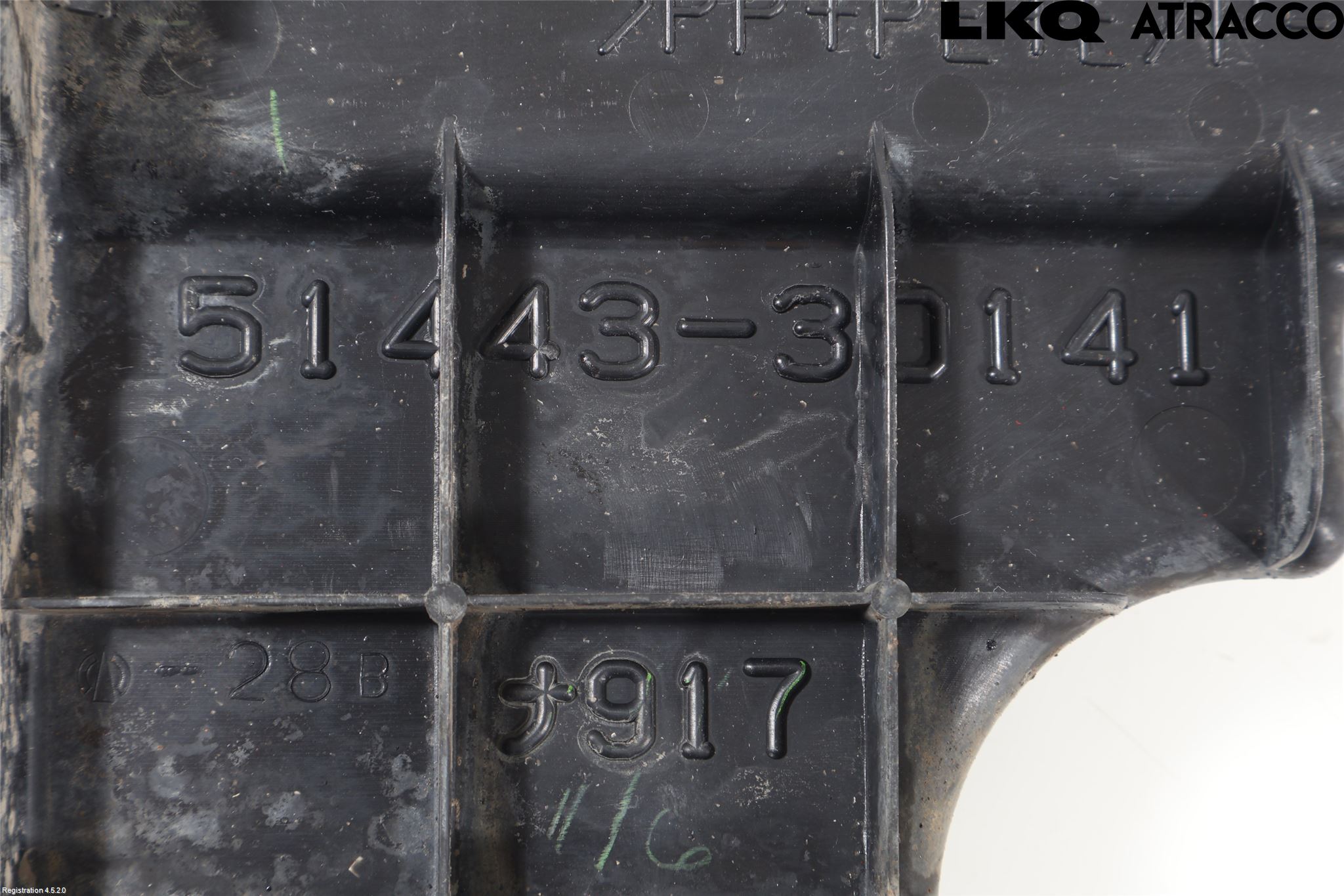 Lexus IS 250/350 14-20 Hasplåt Plåt-Plast