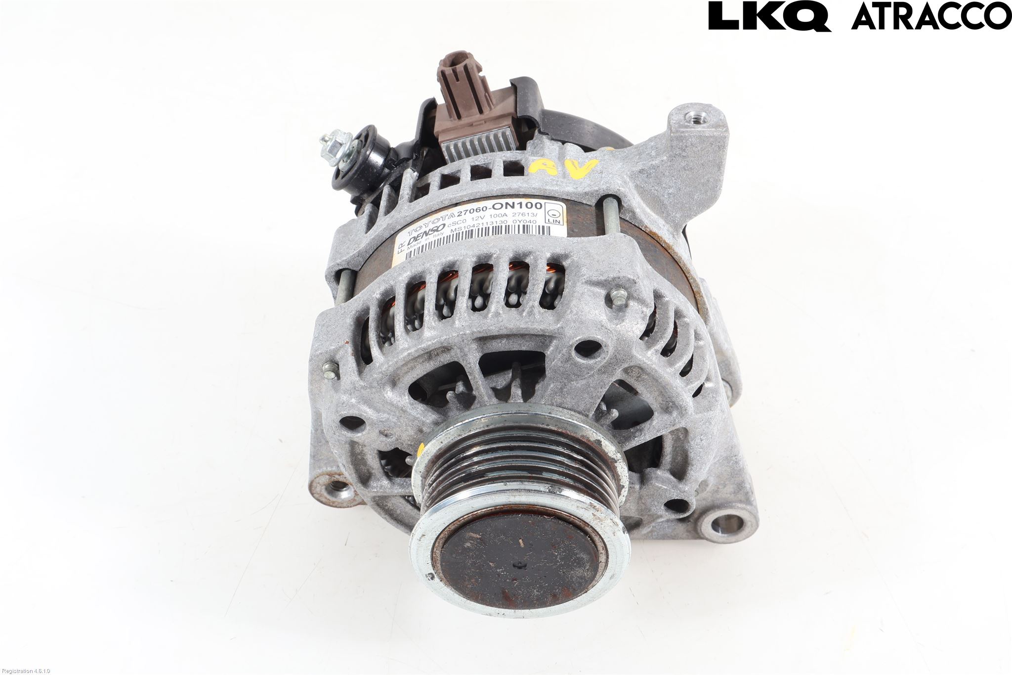 Toyota YARIS XP130 12-14 Generator