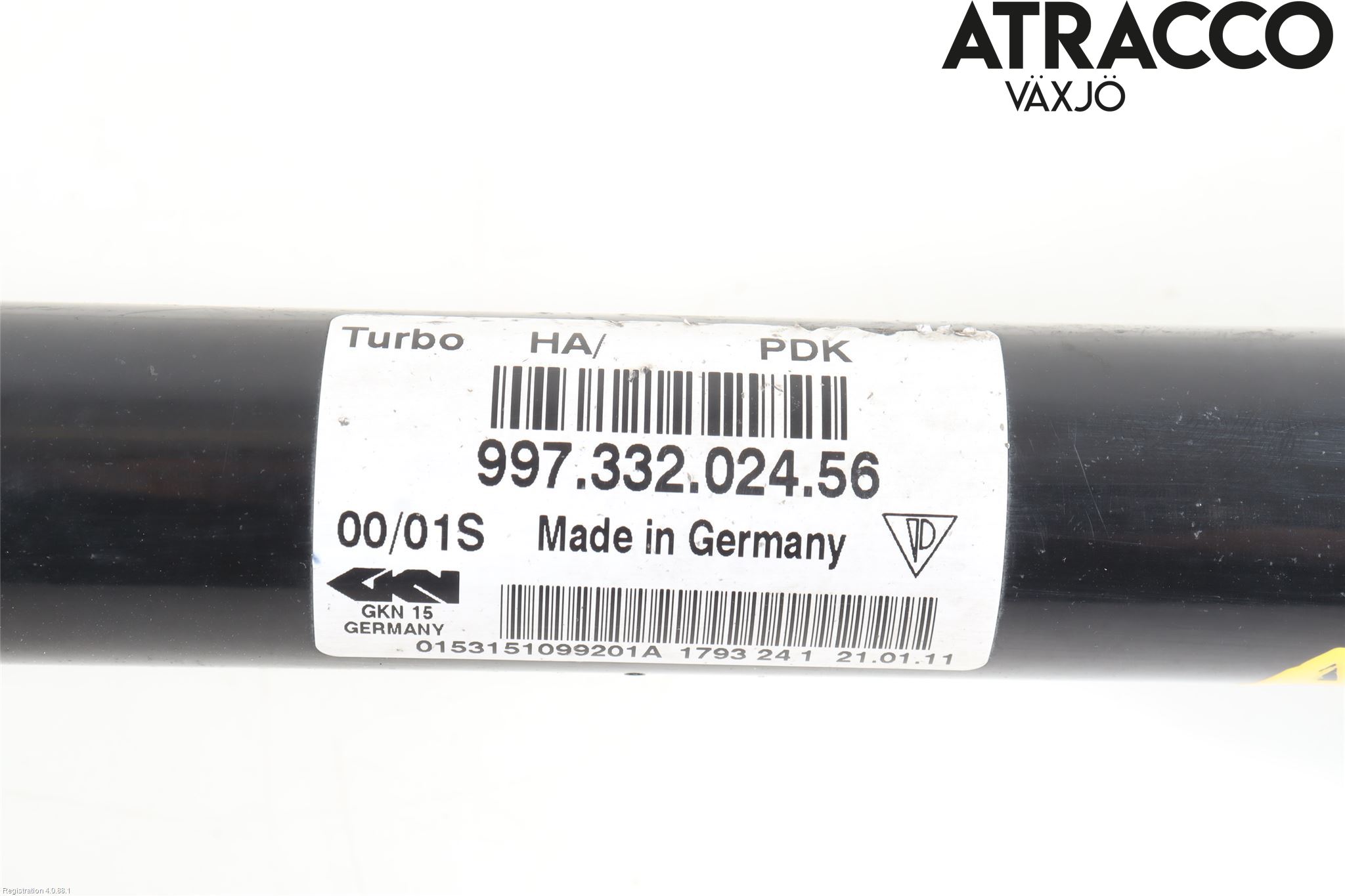Porsche 911 (997) 05-12 Drivaxel Bak Höger