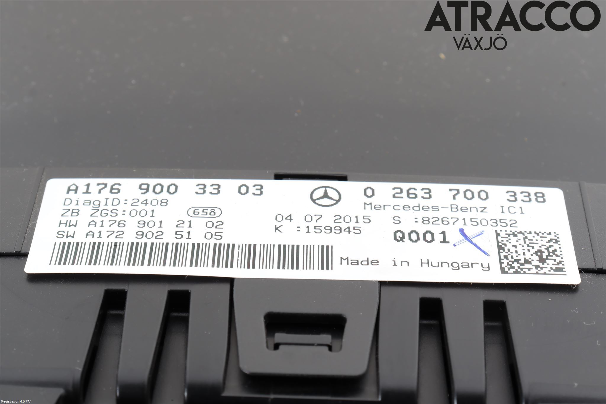 Mercedes-Benz MB A-KLASS (W176) 13-18 Instrument Komb