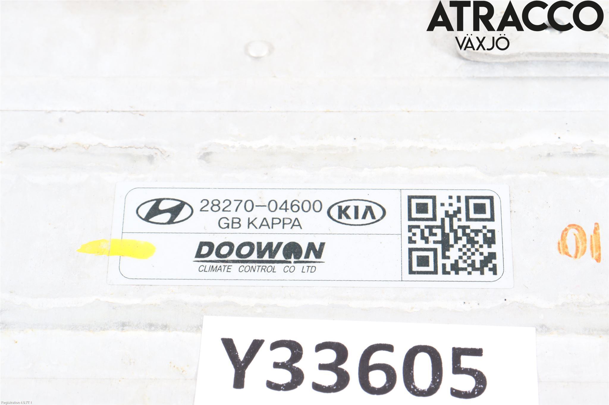 Hyundai i20 GB 15-20 Laddluft-Intercooler Kyl