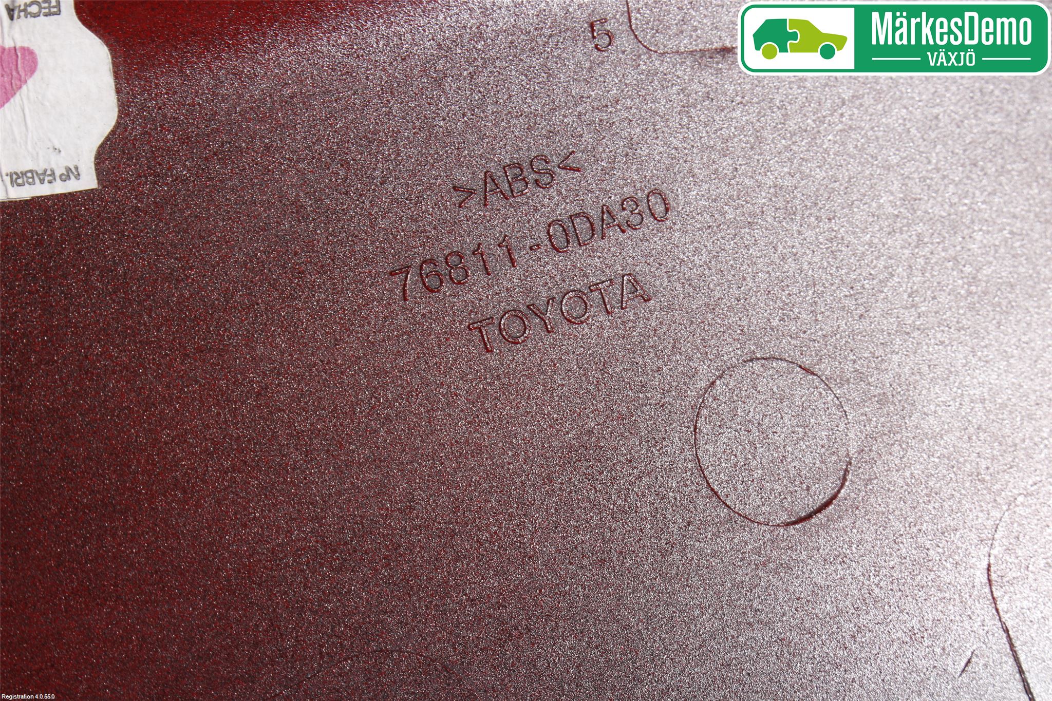 Toyota YARIS XP130 15-20 Reflexramp-Dekorramp