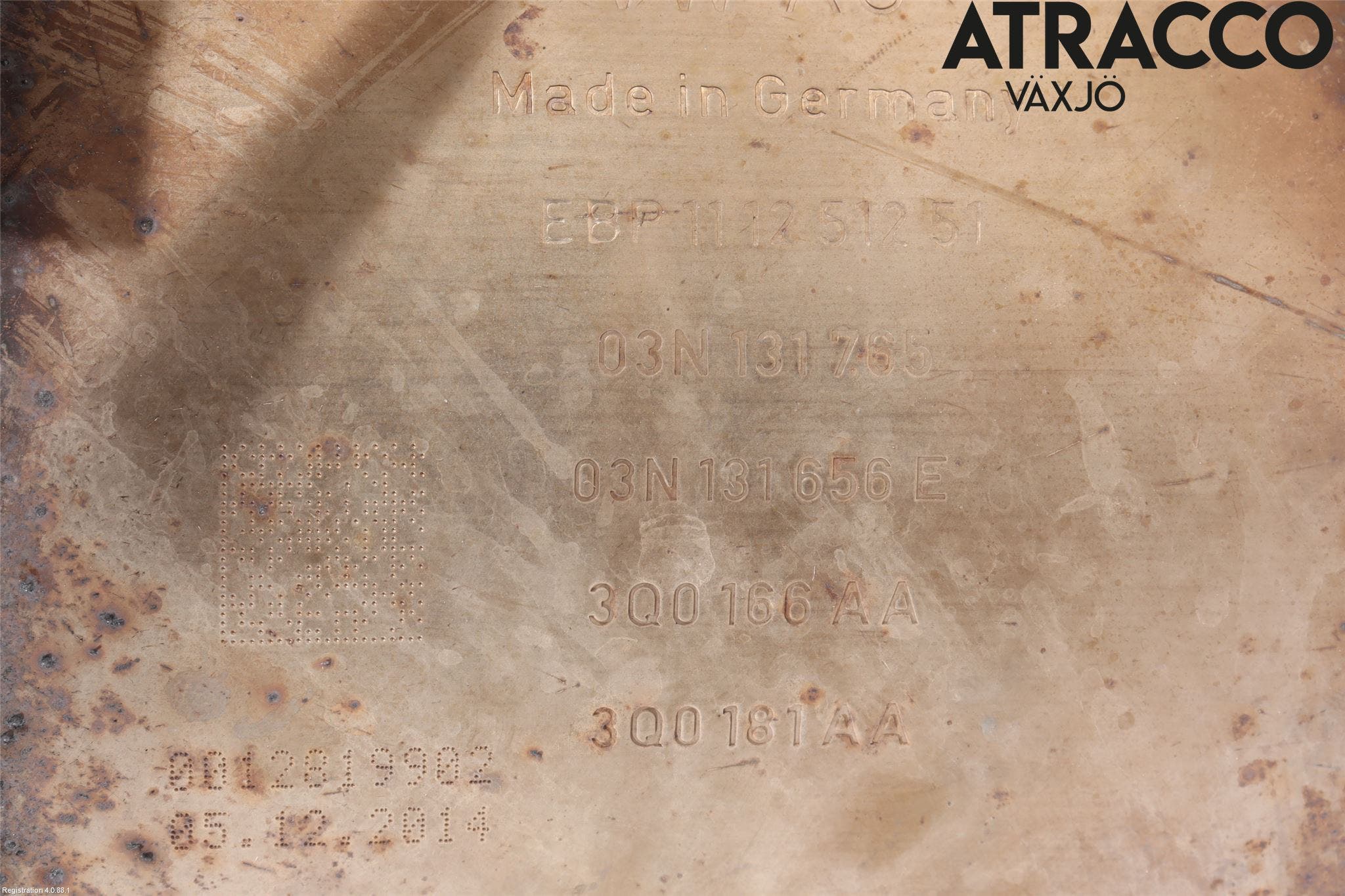 Volkswagen VW PASSAT 15-19 Avgas Partikelfilter