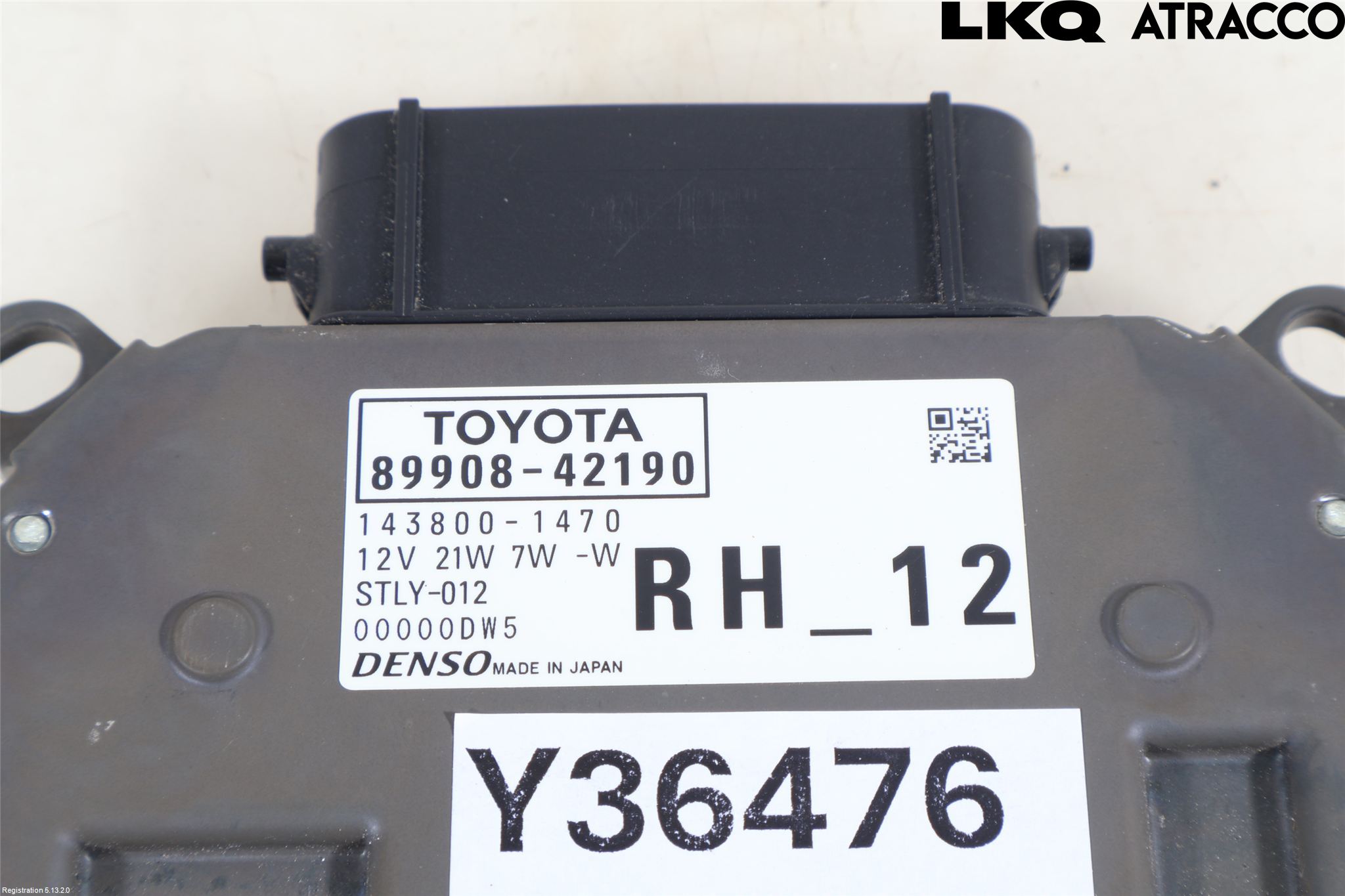 Toyota RAV4 19- Styrenhet Strålkastare