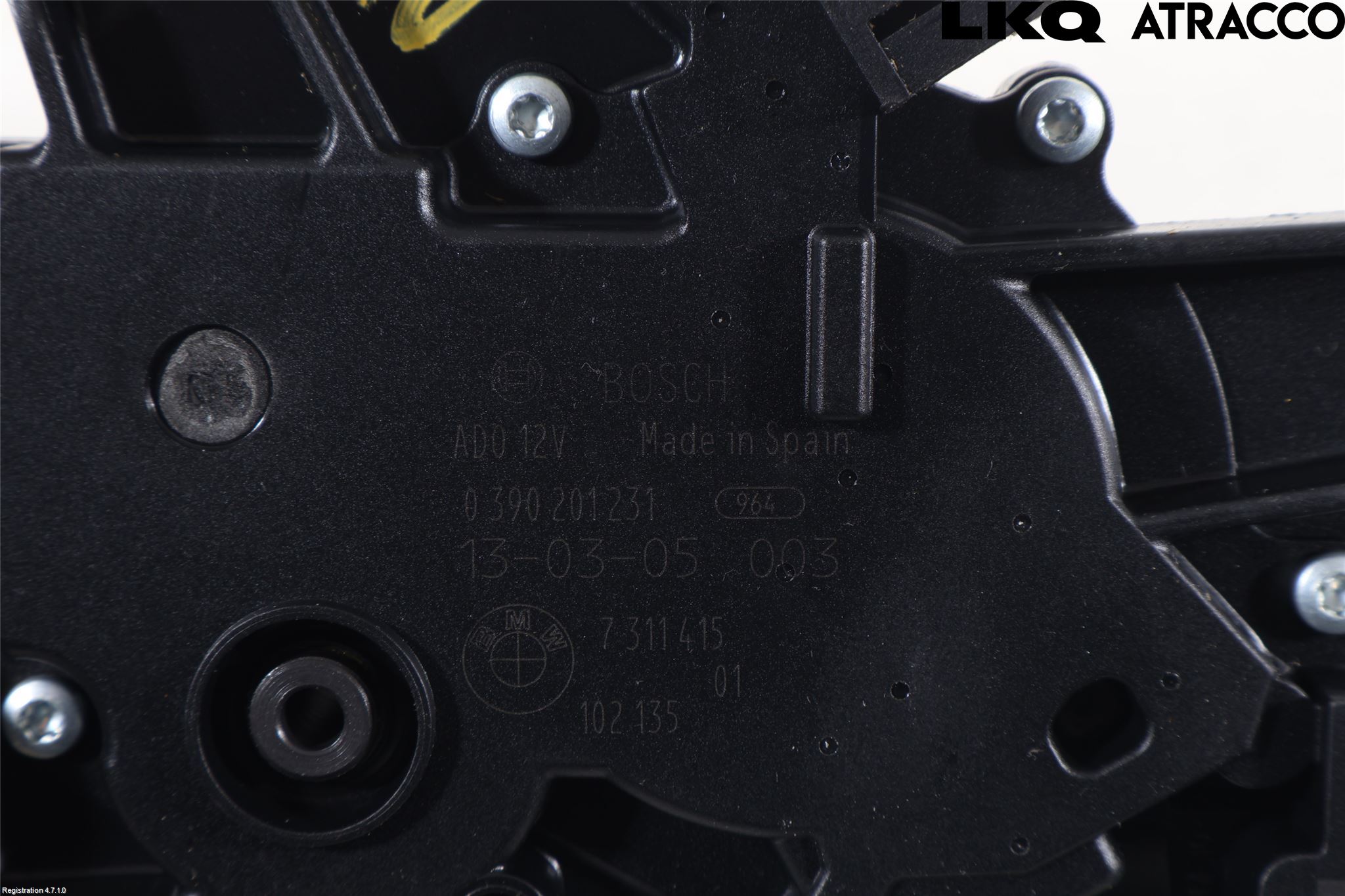 BMW 3 F30/F31/F80 12-19 Torkarmotor Baklucka