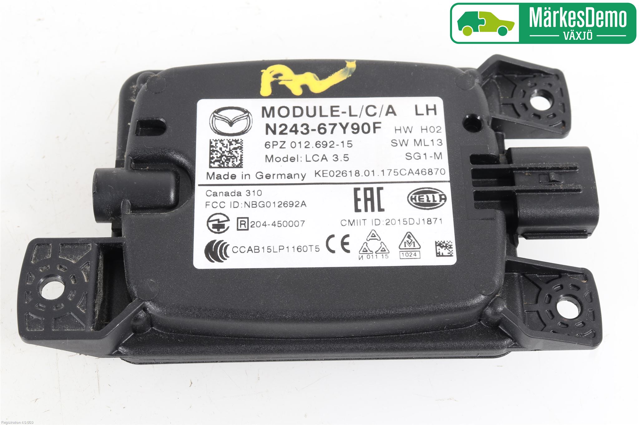 Mazda MX-5 IV (ND/ND2/ND3) MIATA 15- Sensor Aktivt Kollisionsskydd
