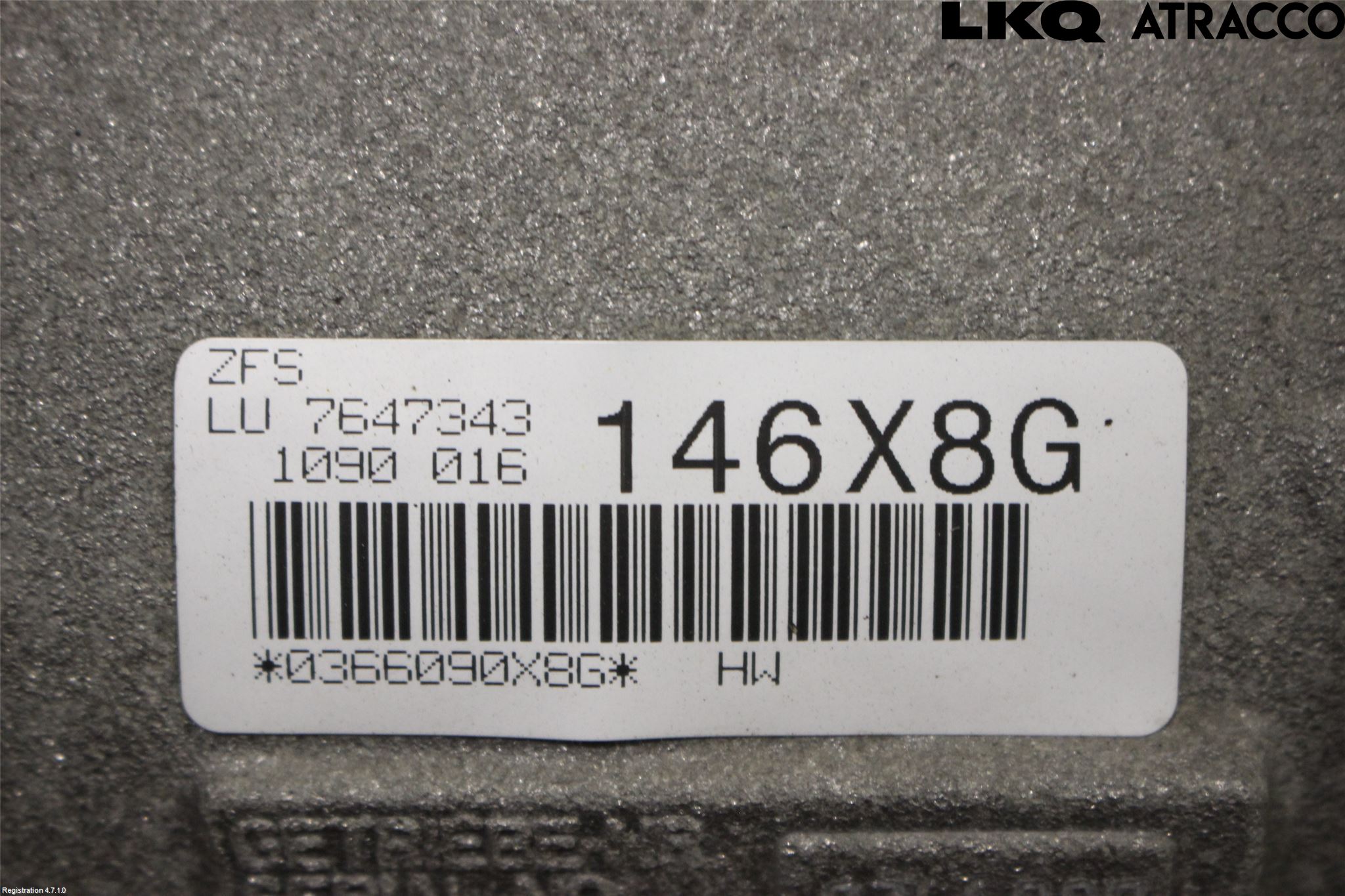 BMW 3 F30/F31/F80 12-19 Växellåda Automat