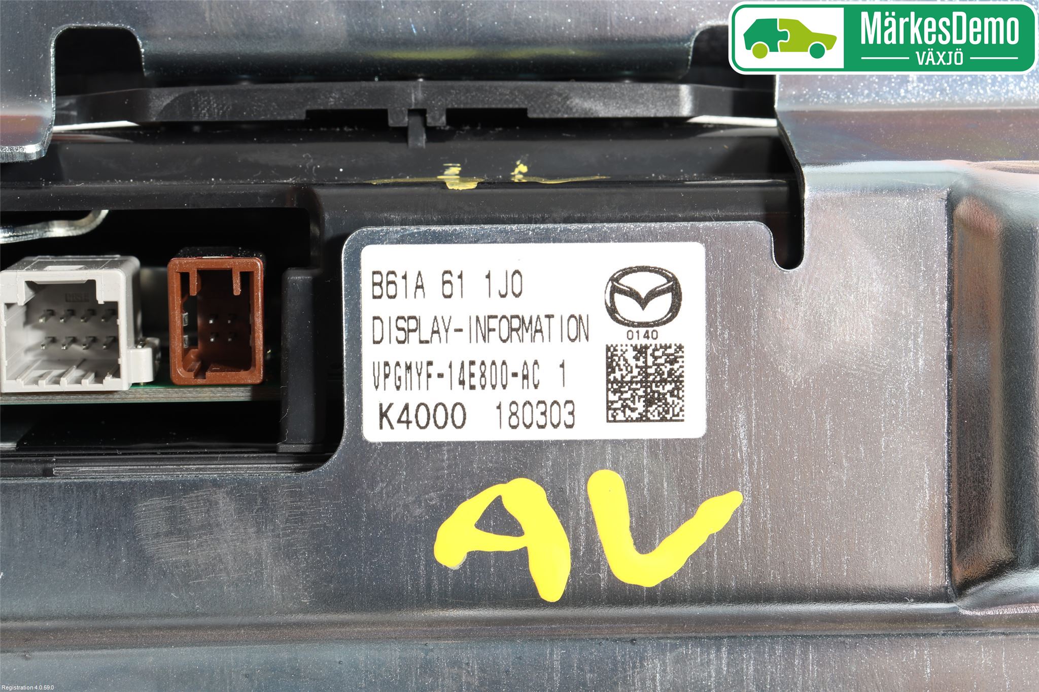 Mazda 3 III 14-19 Cd Radio - Multimediapanel