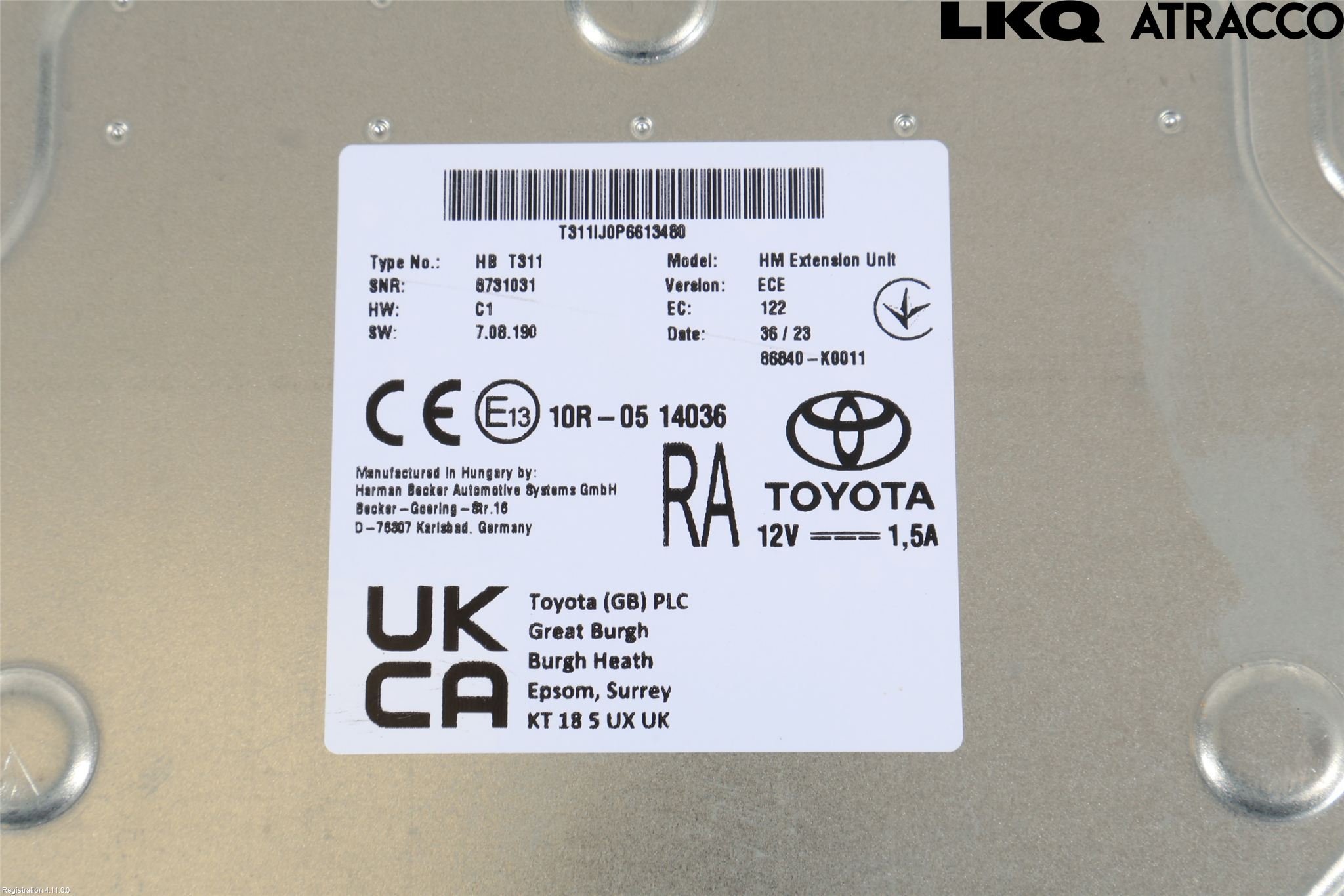 Toyota HILUX 16- Cd Radio - Multimediapanel