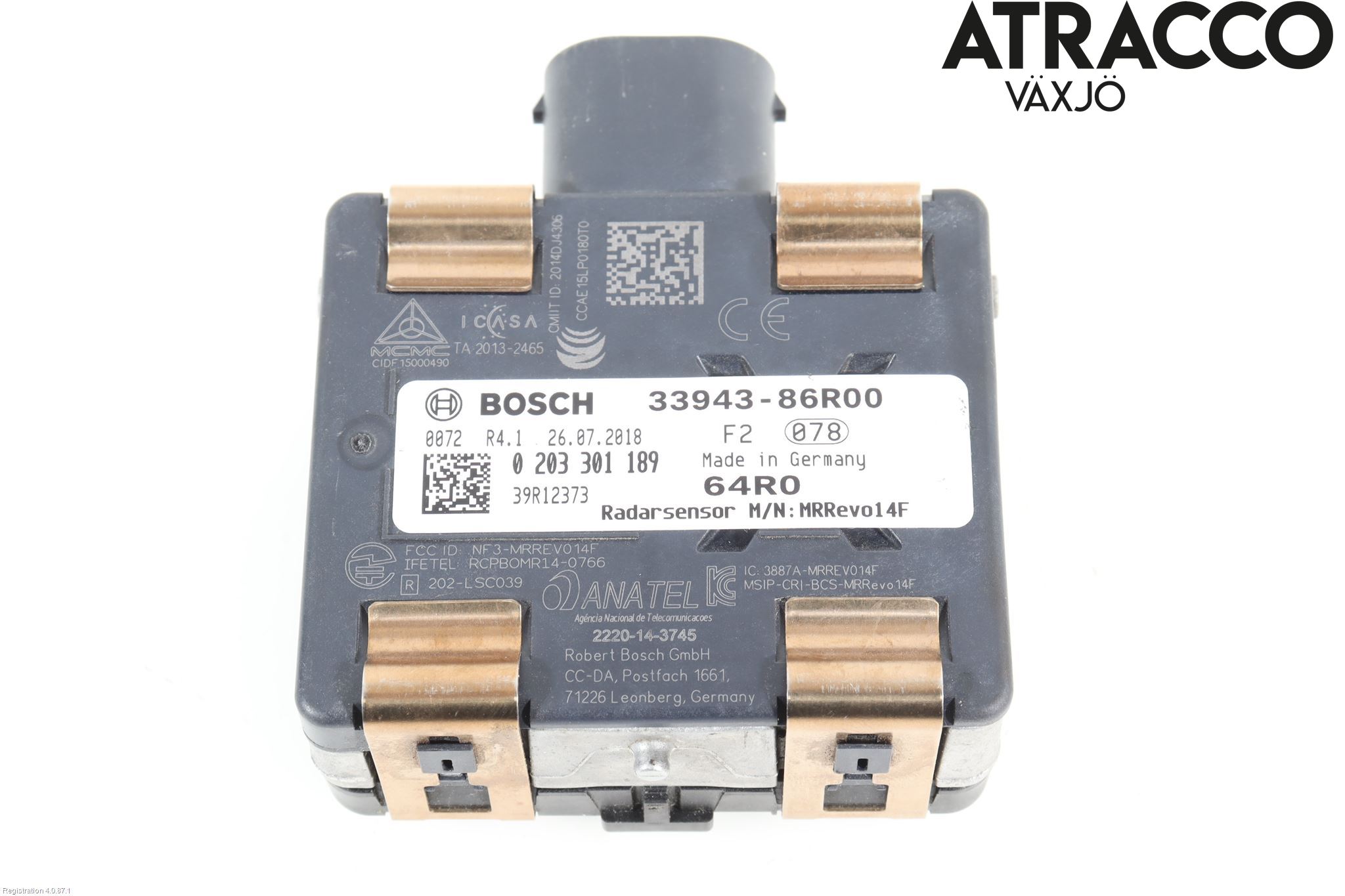 Suzuki VITARA 15- Sensor Aktivt Kollisionsskydd