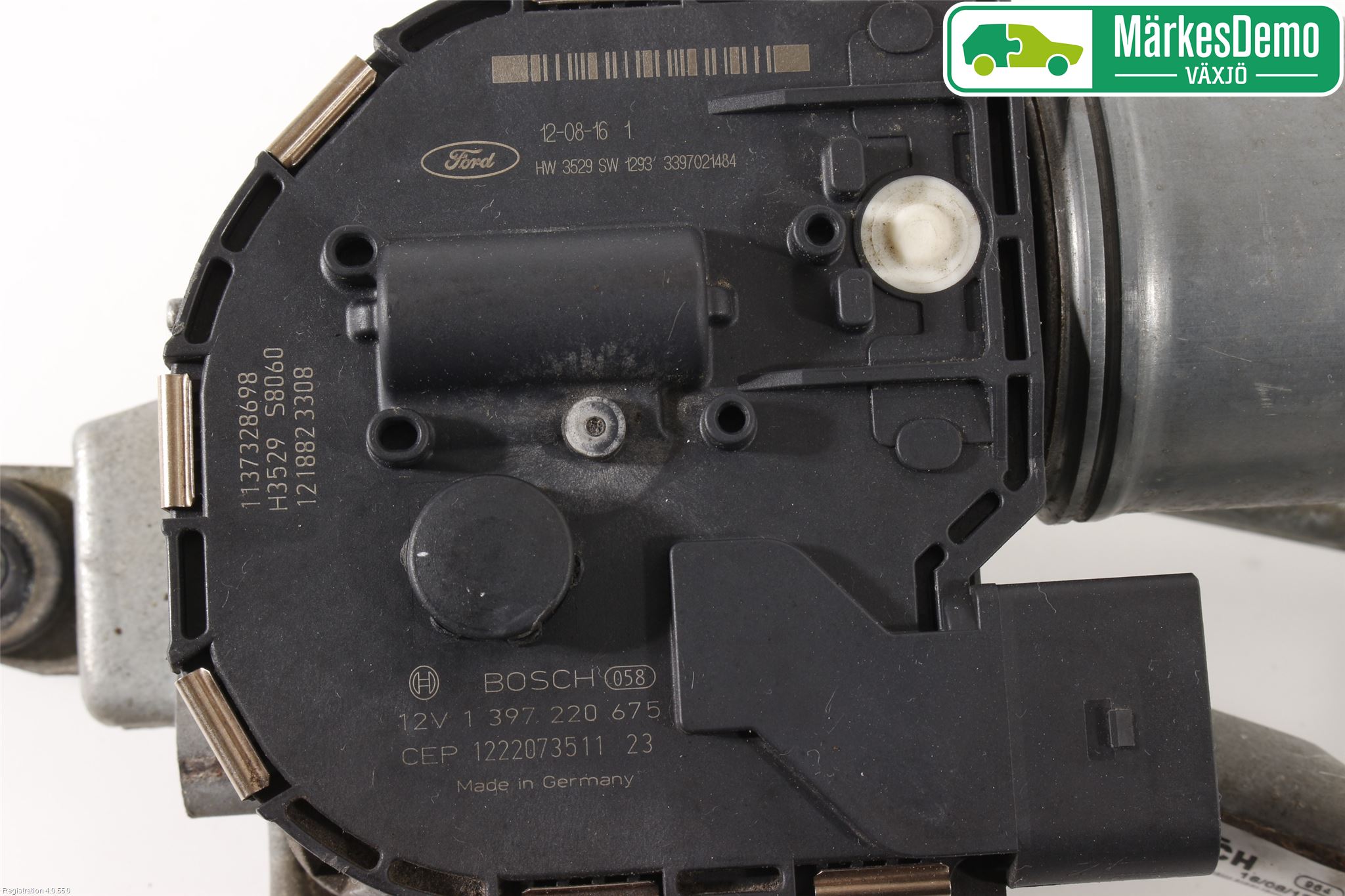 Ford S-MAX 06-15 Torkarmotor Vindruta