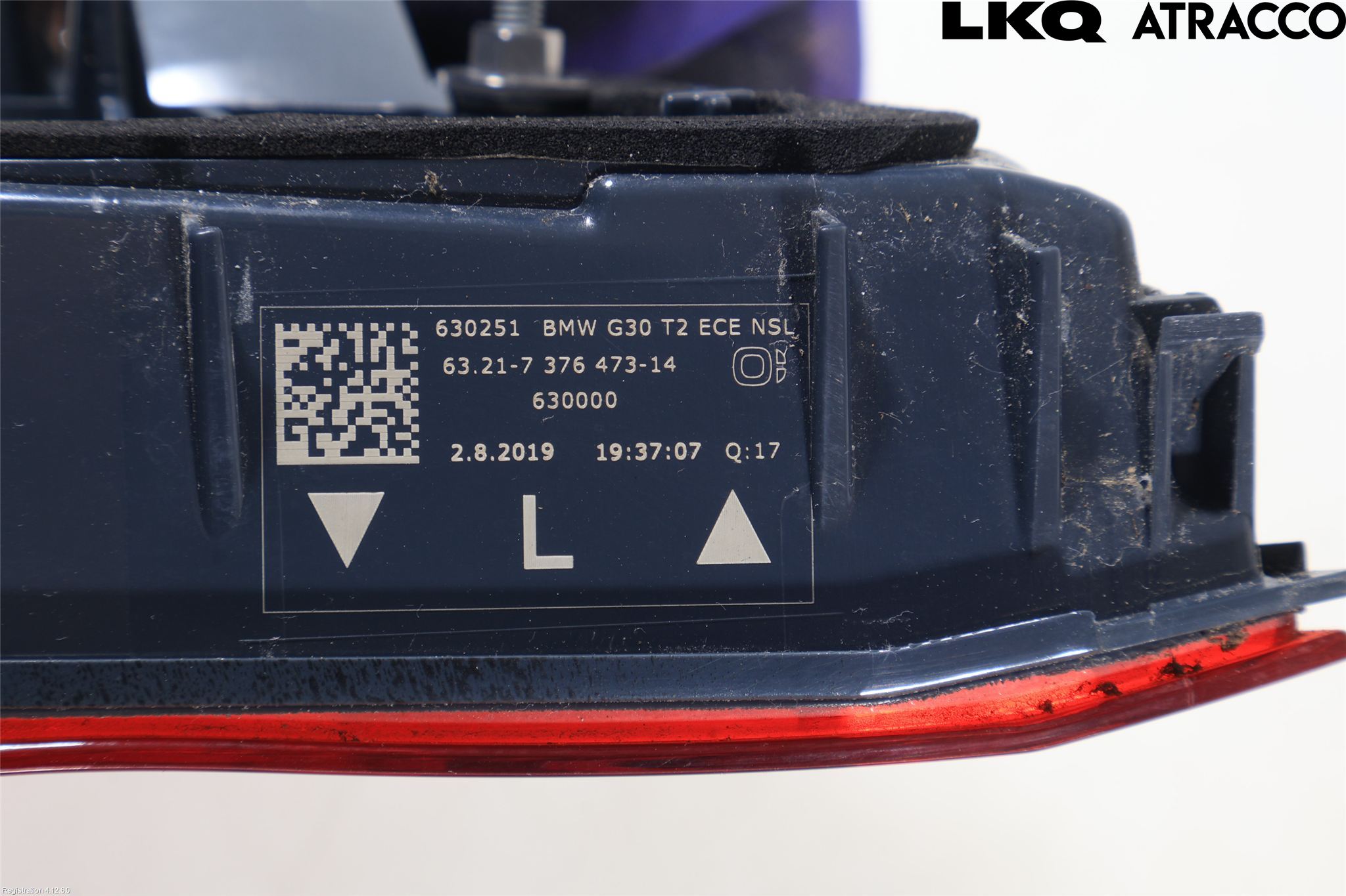 BMW 5 G30/G31/F90 17-23 Bakljus Lucka Vä