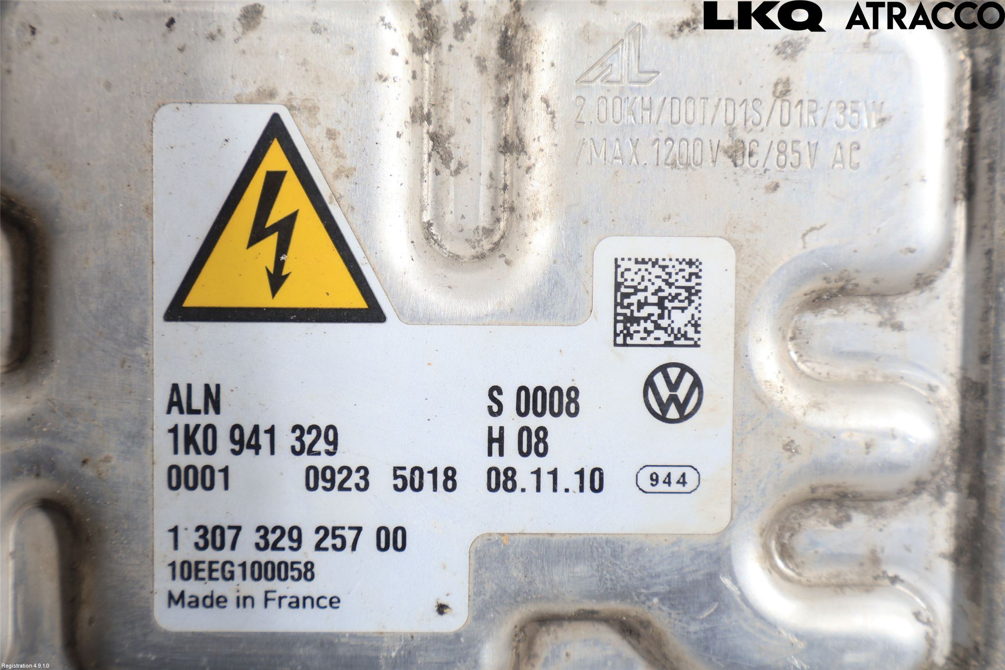 Volkswagen VW PASSAT CC 08-16 Styrenhet Strålkastare