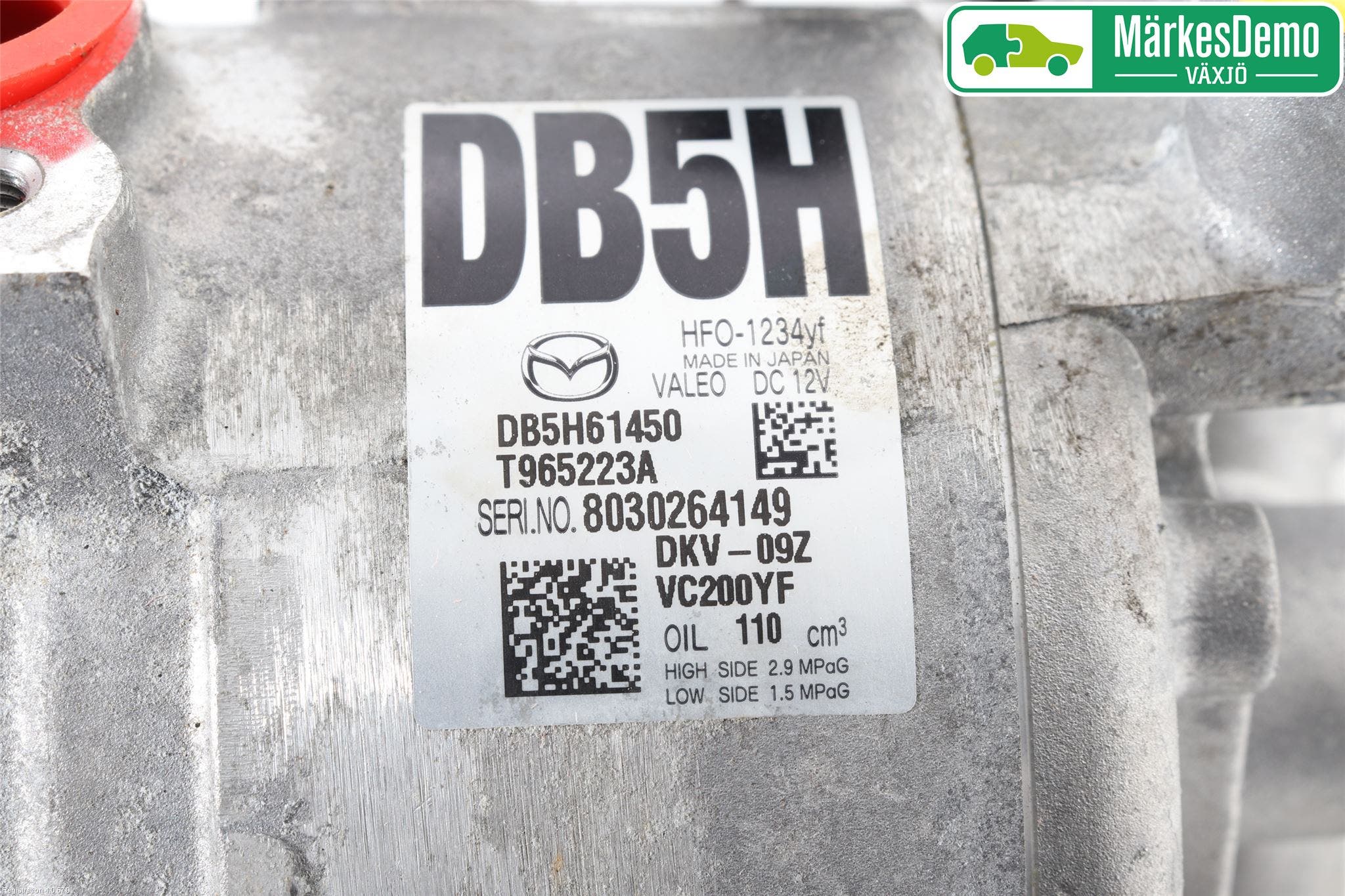 Mazda CX-3 Ac Kompressor