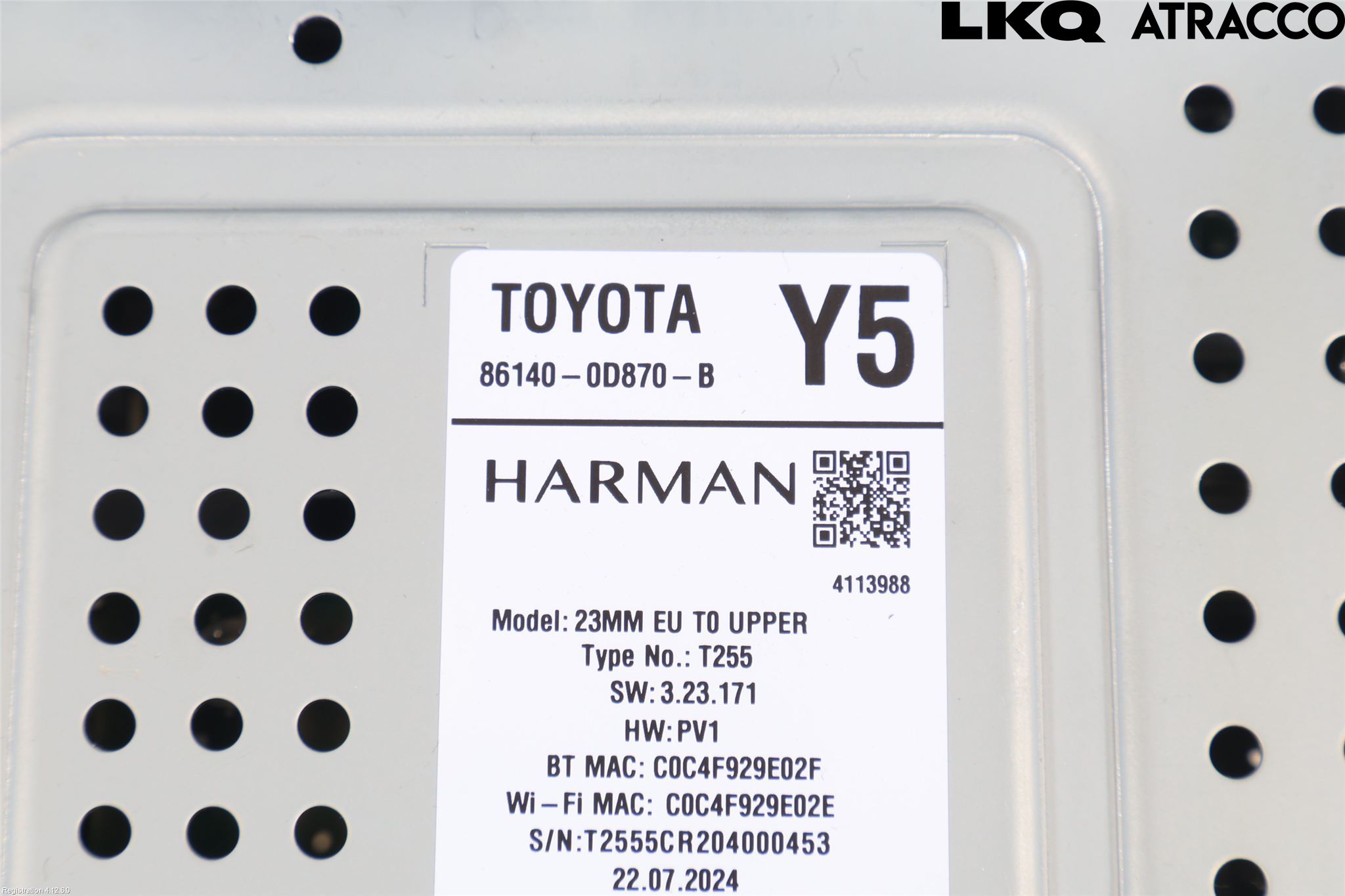 Toyota YARIS XP21 20- Cd Radio - Multimediapanel