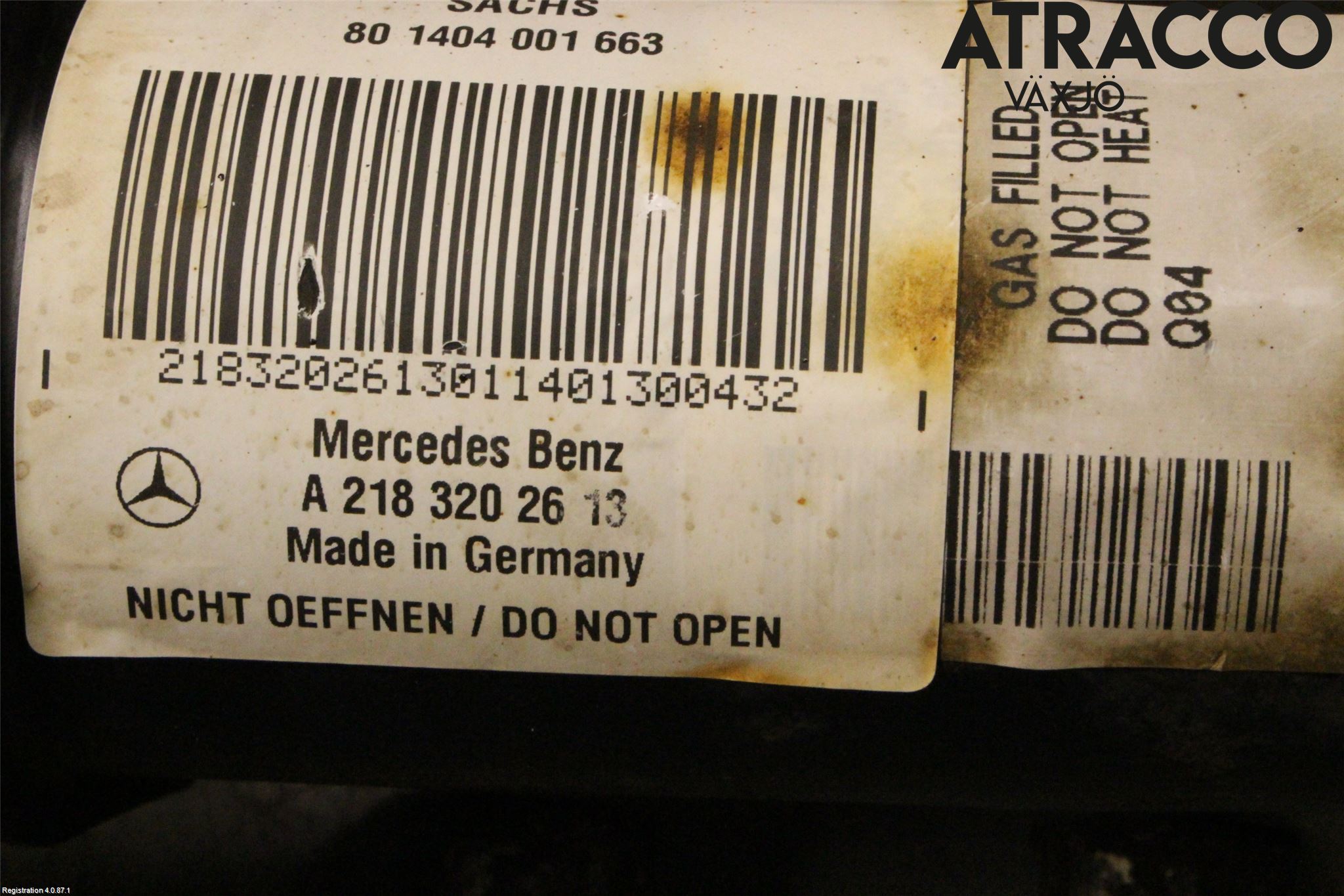 Mercedes-Benz MB CLS (C218/X218) 11-17 Fjäderben Fram Vänster