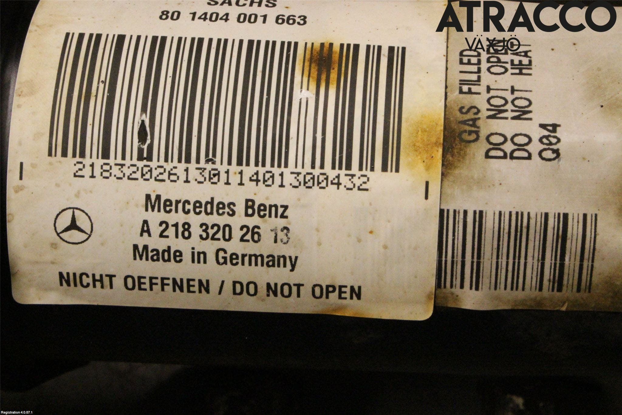 Mercedes-Benz MB CLS (C218/X218) 11-17 Fjäderben Fram Vänster