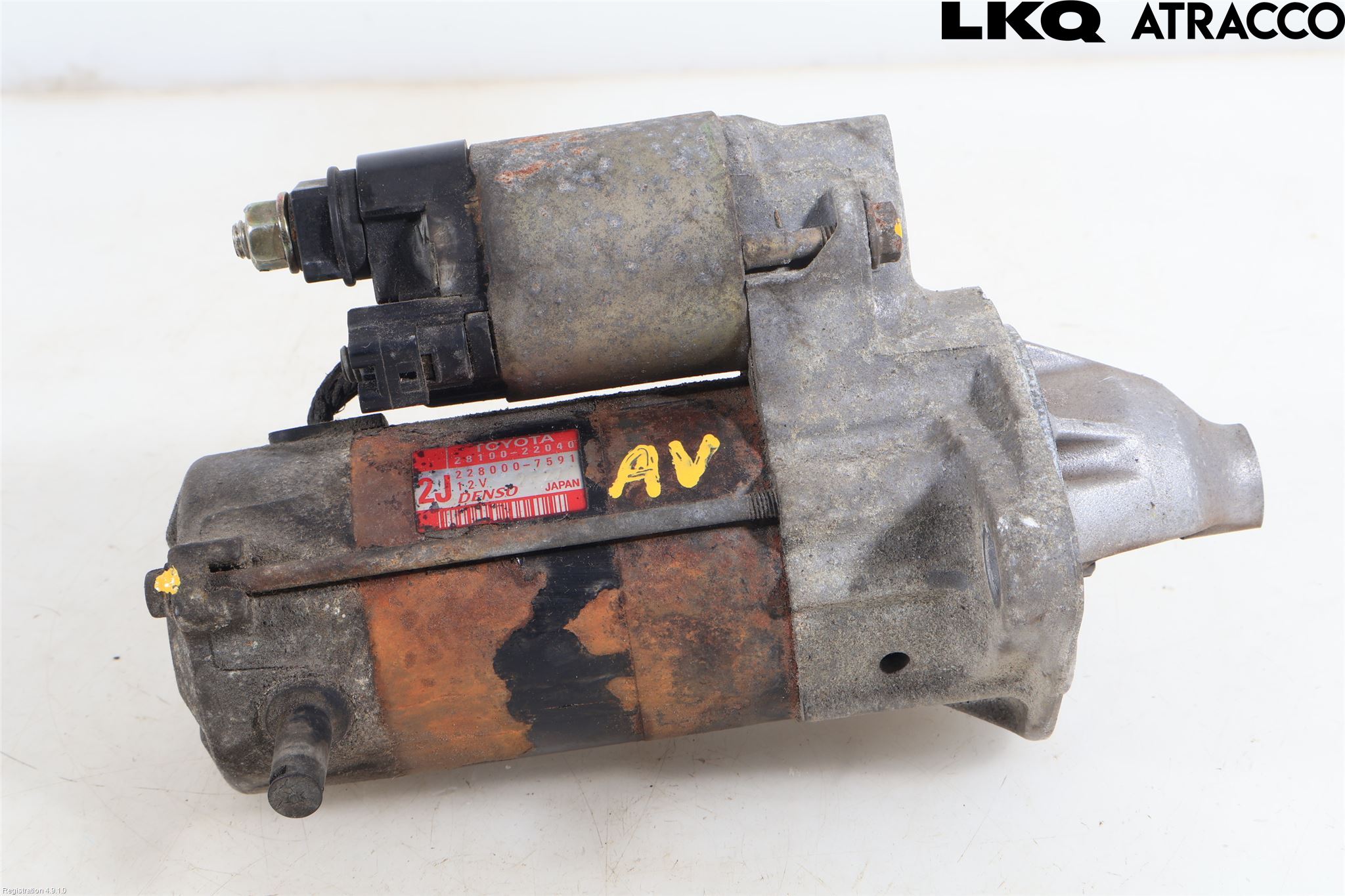 Toyota COROLLA 02-07 Startmotor