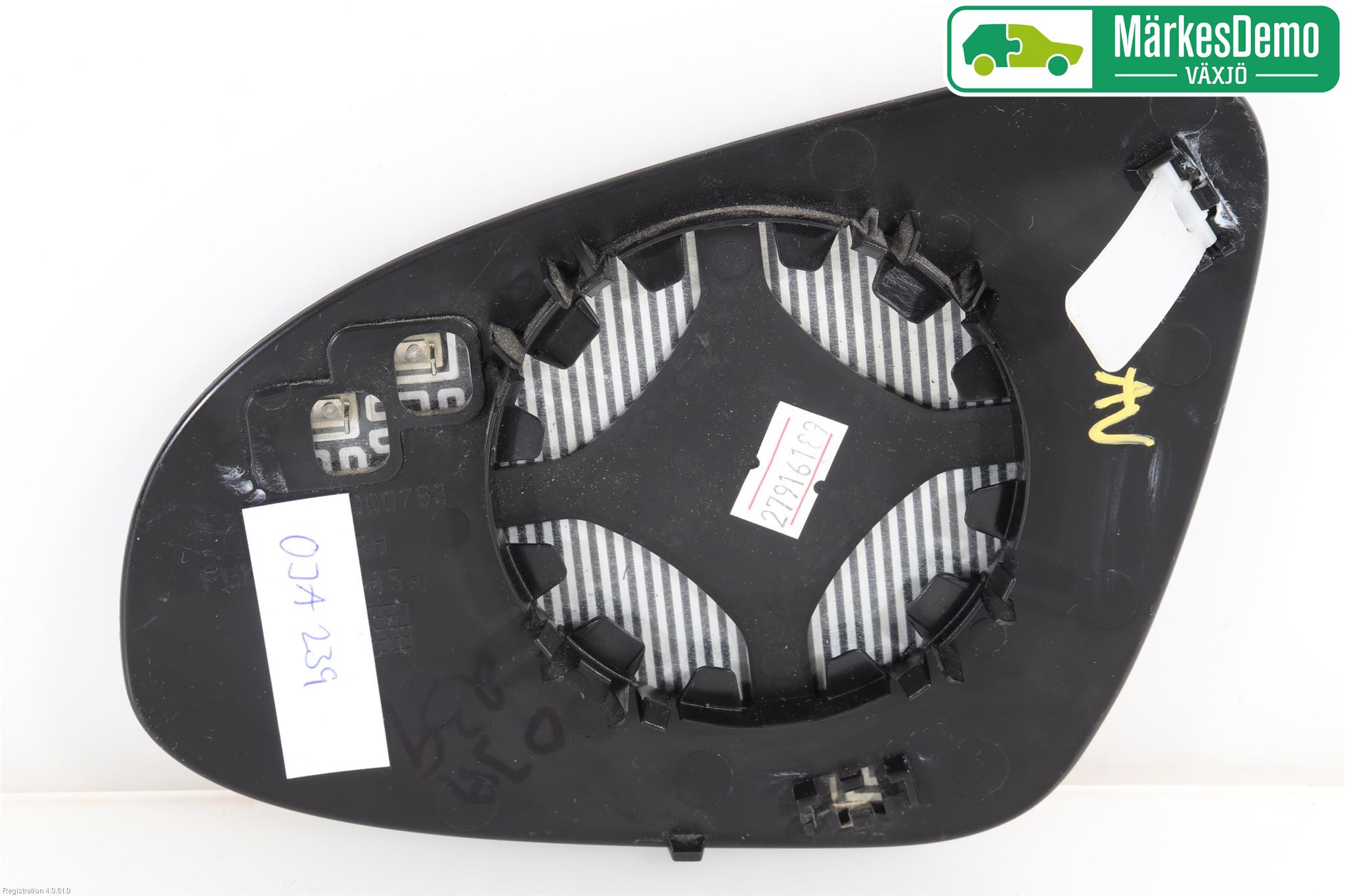 Toyota VERSO 09-18 Spegelglas Hö