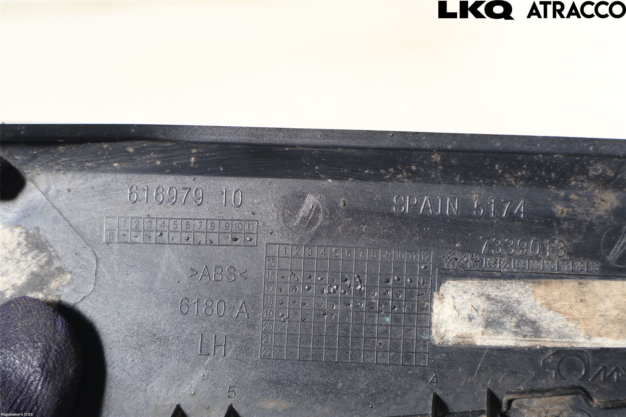 BMW 5 G30/G31/F90 17-23 List Skärmkant