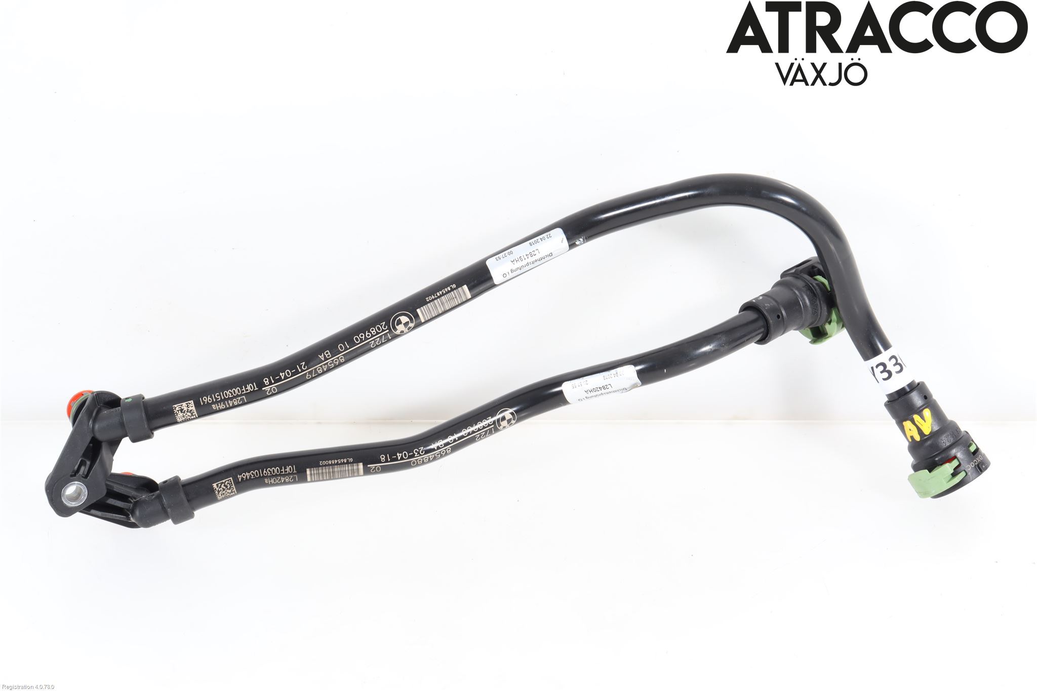 BMW 5 G30/G31/F90 17-23 Växellåda Oljerör-Slang