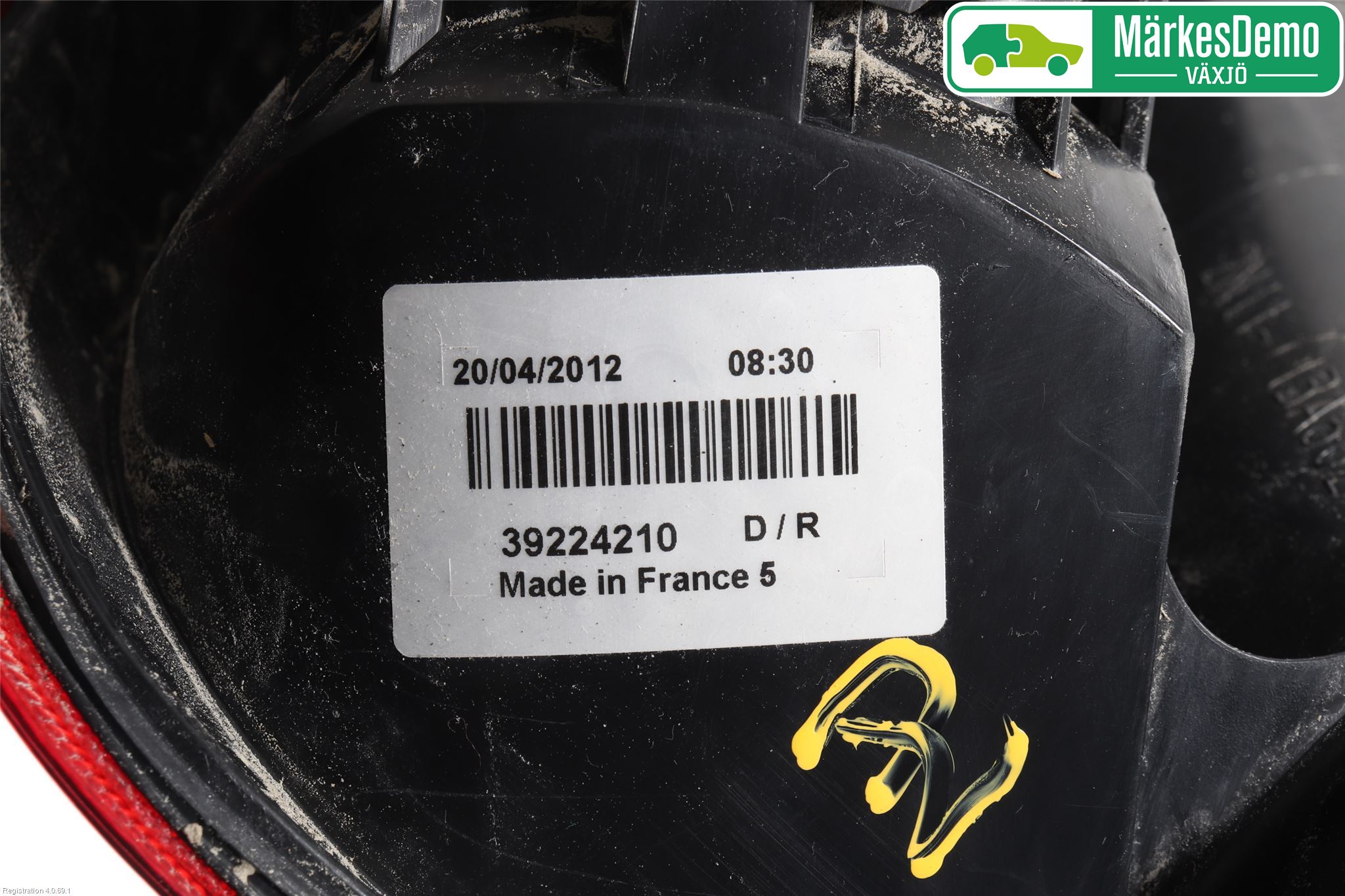 Ford FUSION Bakljus Höger