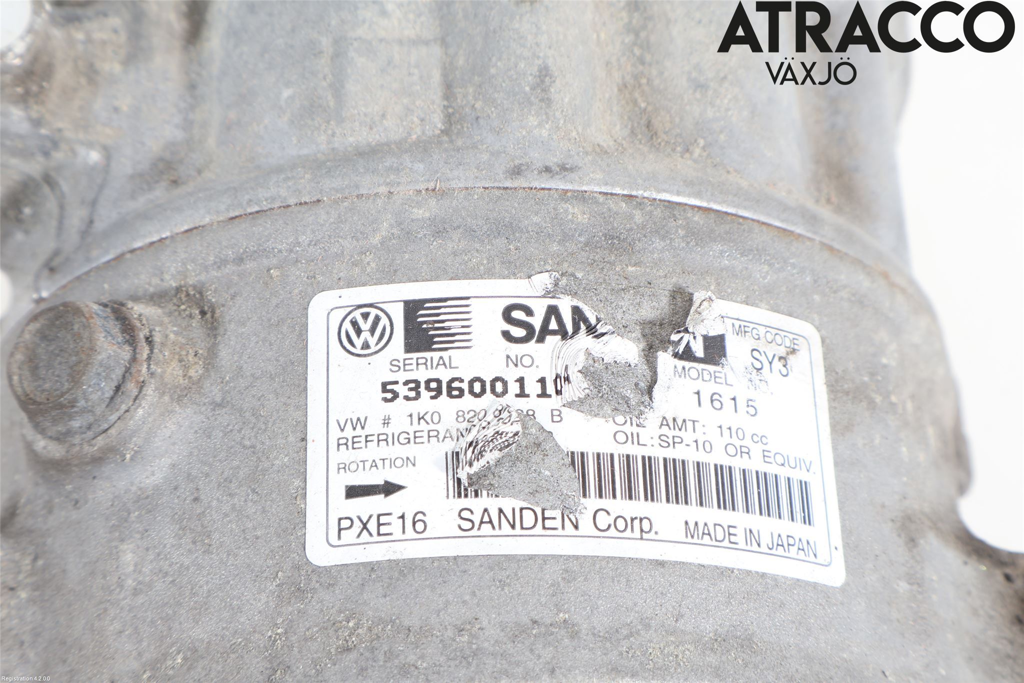 Volkswagen VW GOLF VI 09-13 Ac Kompressor