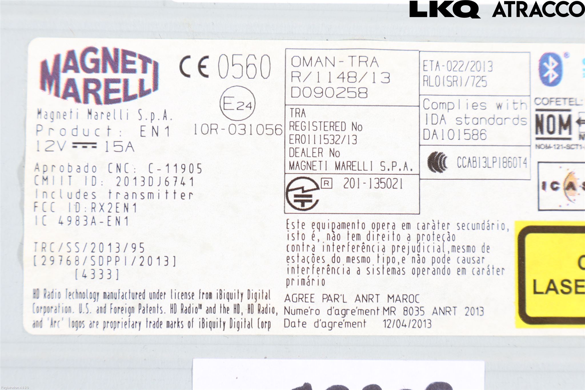 BMW 5 F10/F11/F18 09-17 Cd Radio - Multimediapanel