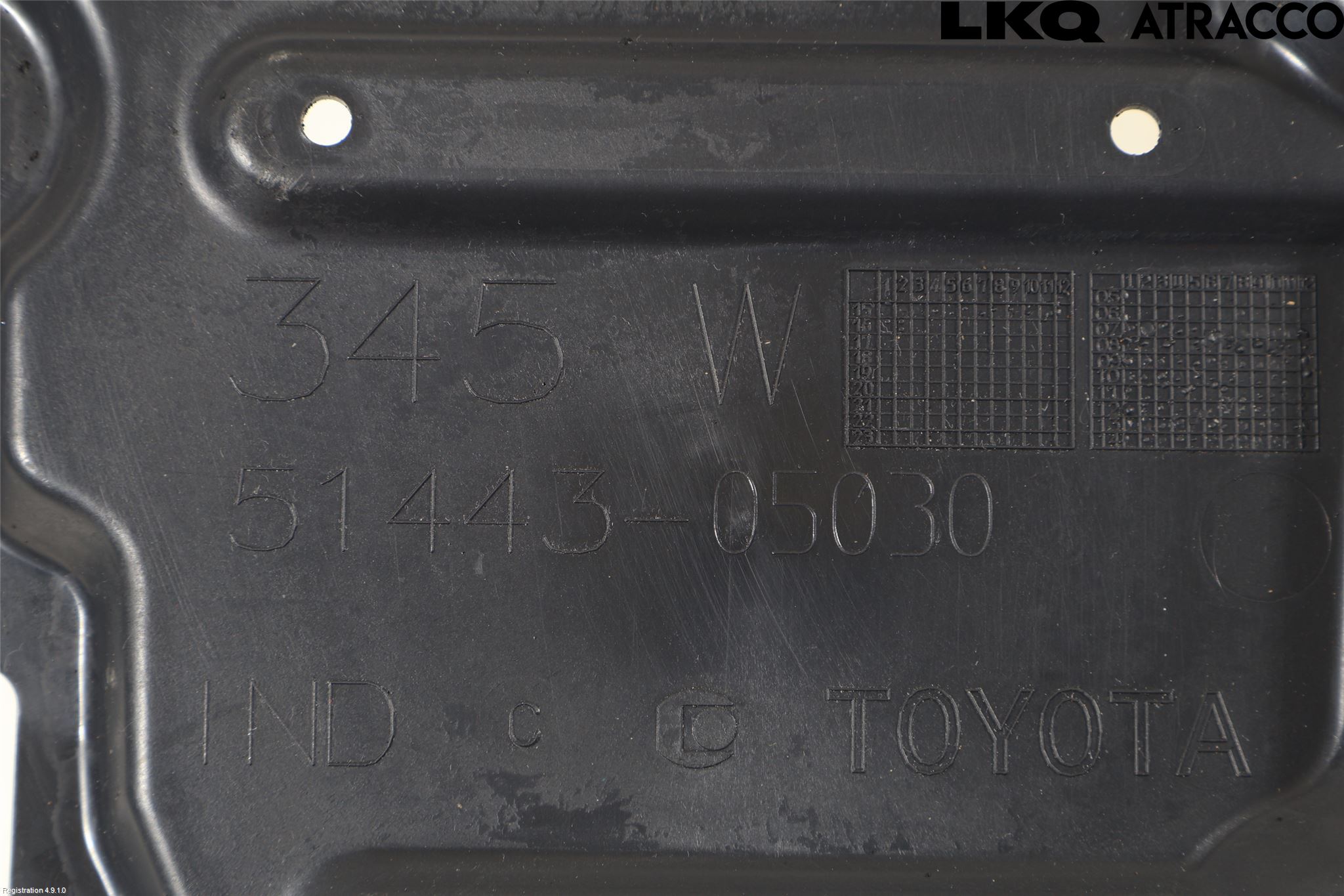 Toyota AURIS 13-19 Hasplåt Plåt-Plast