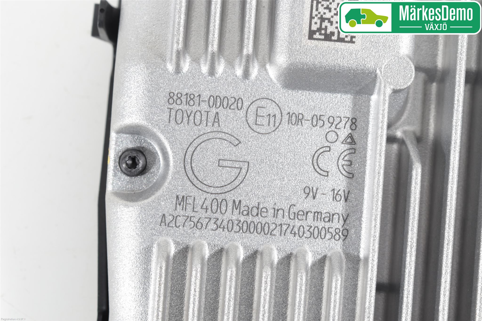 Toyota YARIS XP130 15-20 Sensor Aktivt Kollisionsskydd