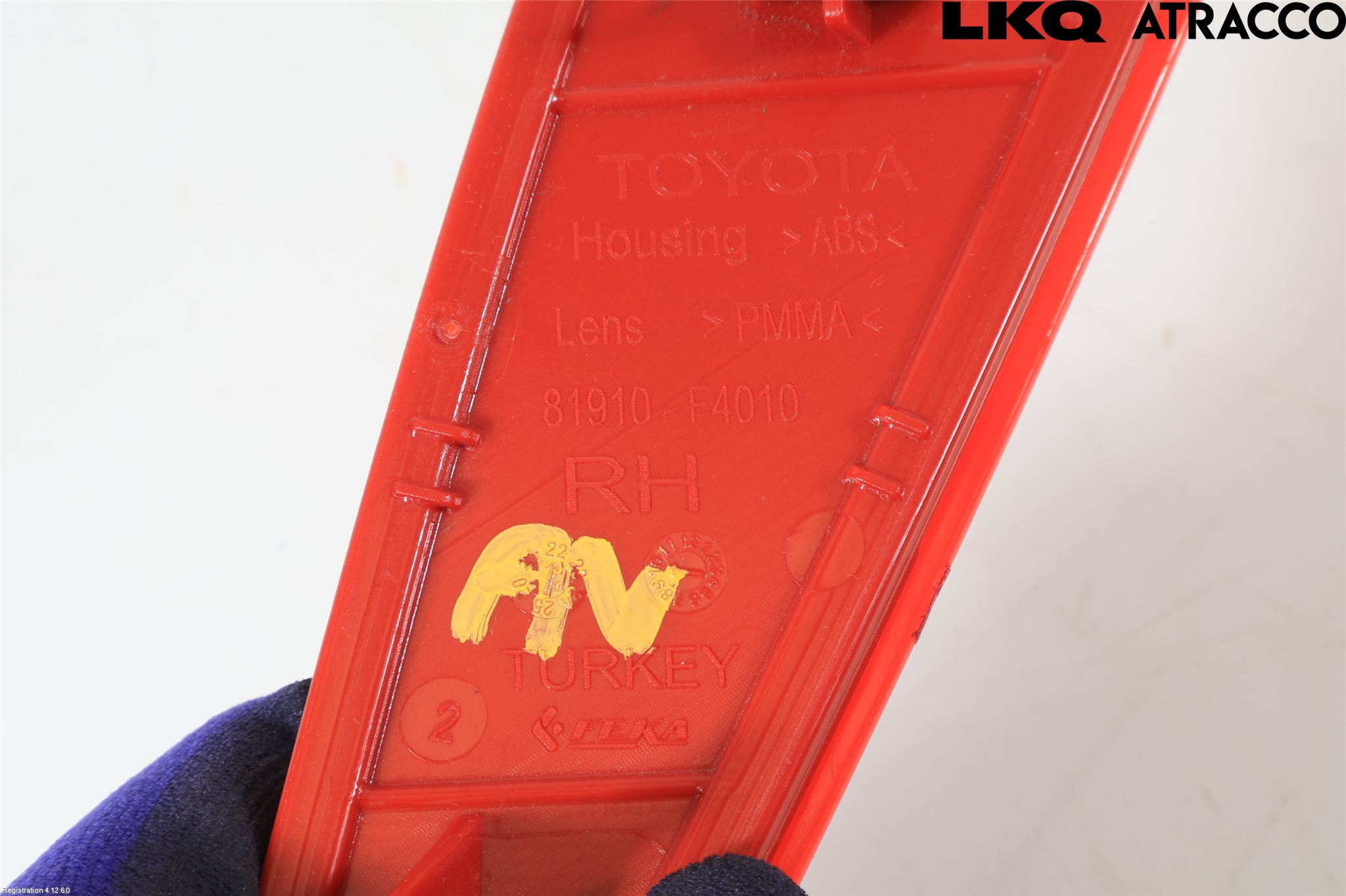 Toyota YARIS XP21 20- Dimljus/Reflex Bak