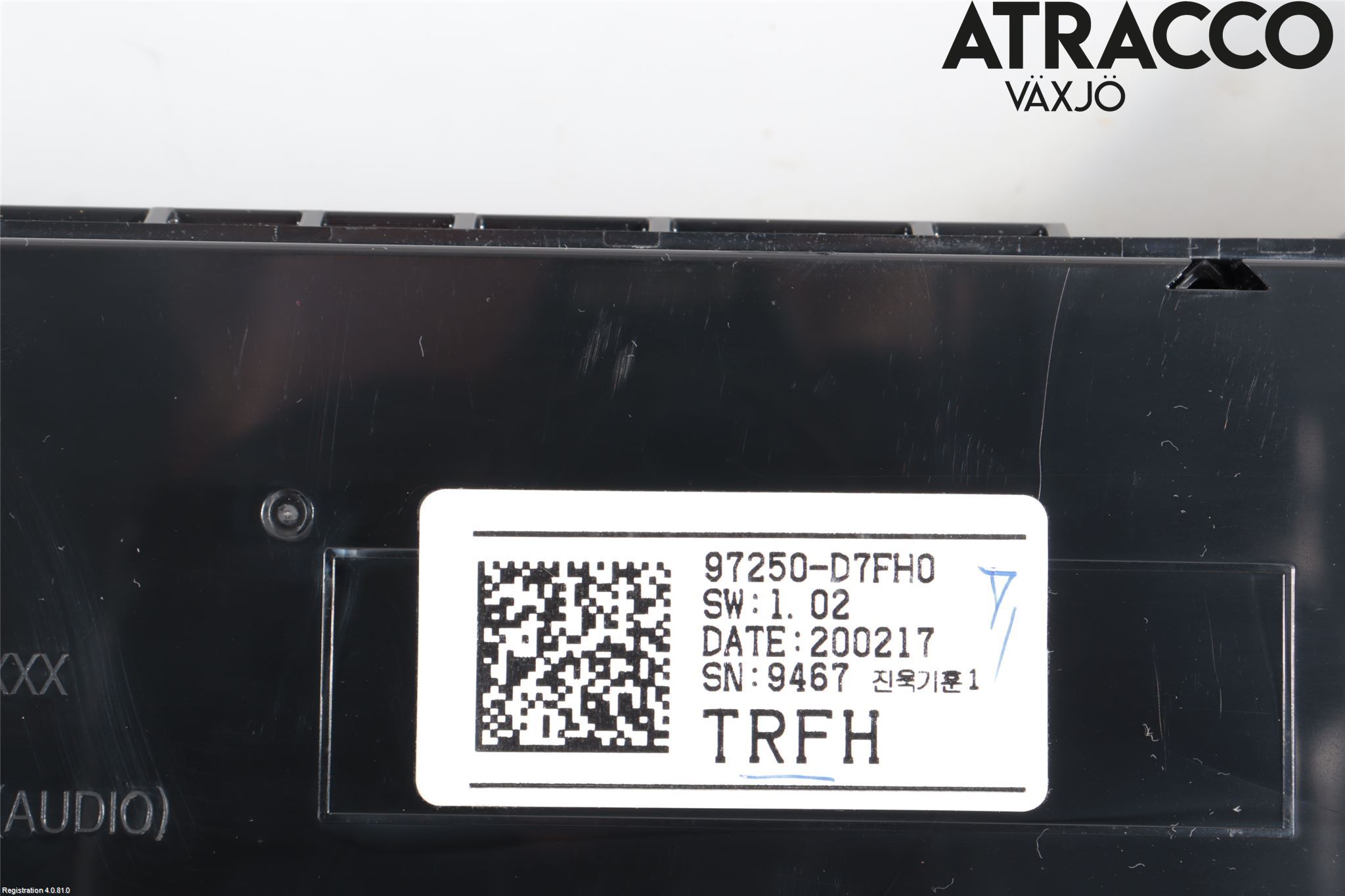 Hyundai TUCSON 05- Ac Styrenhet Ac Manöveren