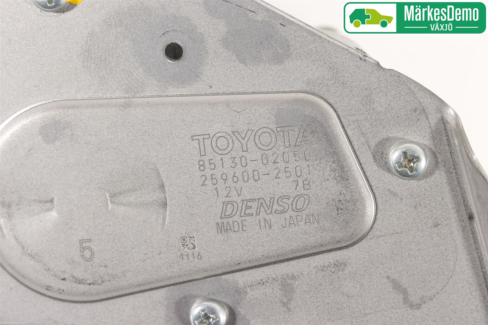 Toyota AURIS 13-19 Torkarmotor Baklucka