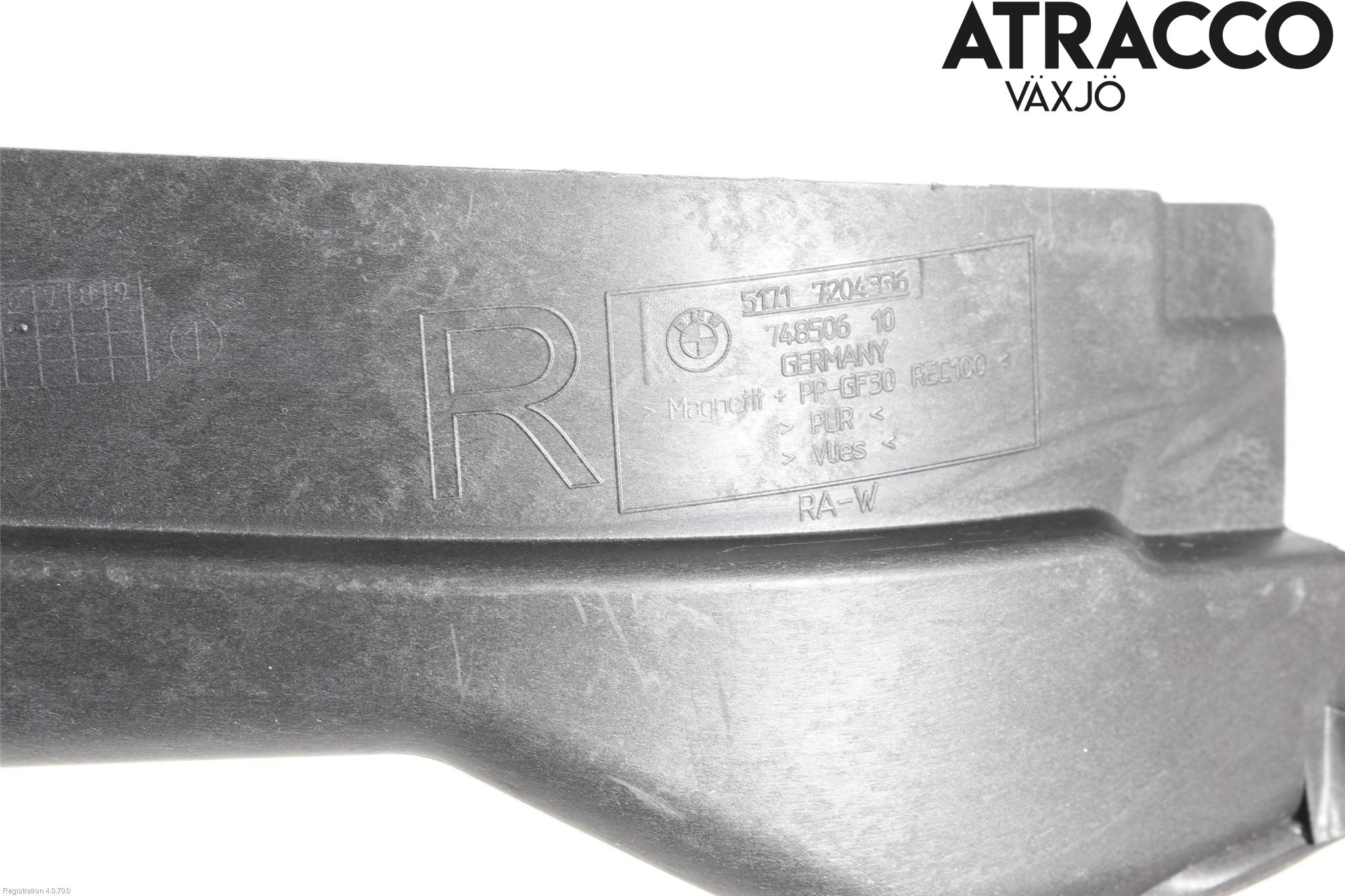 BMW 5 F10/F11/F18 09-17 Torpedplåt-Torpedplast