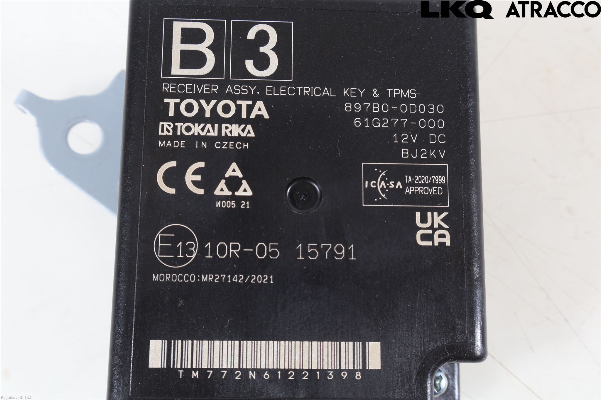 Toyota YARIS XP21 20- Styrenhet Nyckellöst System