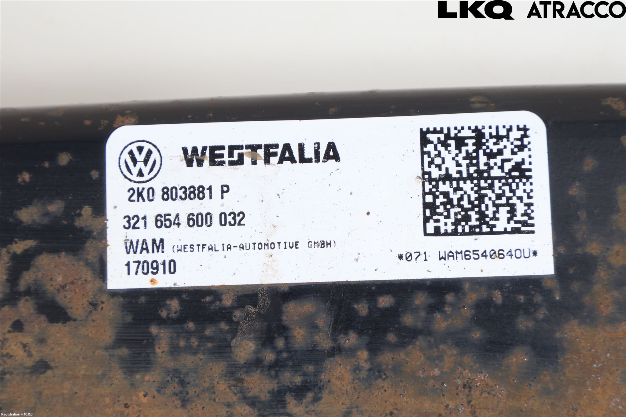 Volkswagen VW CADDY 11-15 Dragkrok