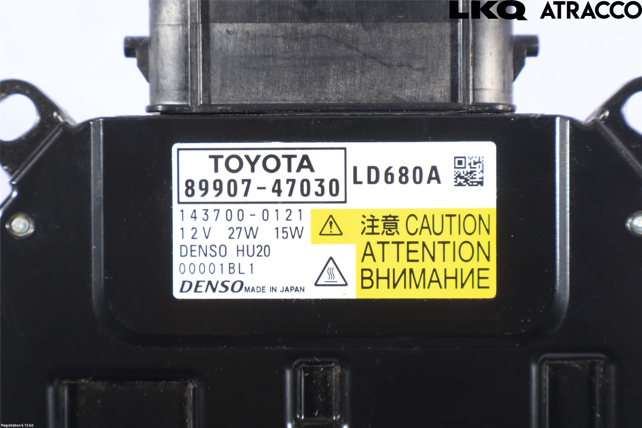 Toyota PRIUS (ZVW50) 16-21 Styrenhet Strålkastare