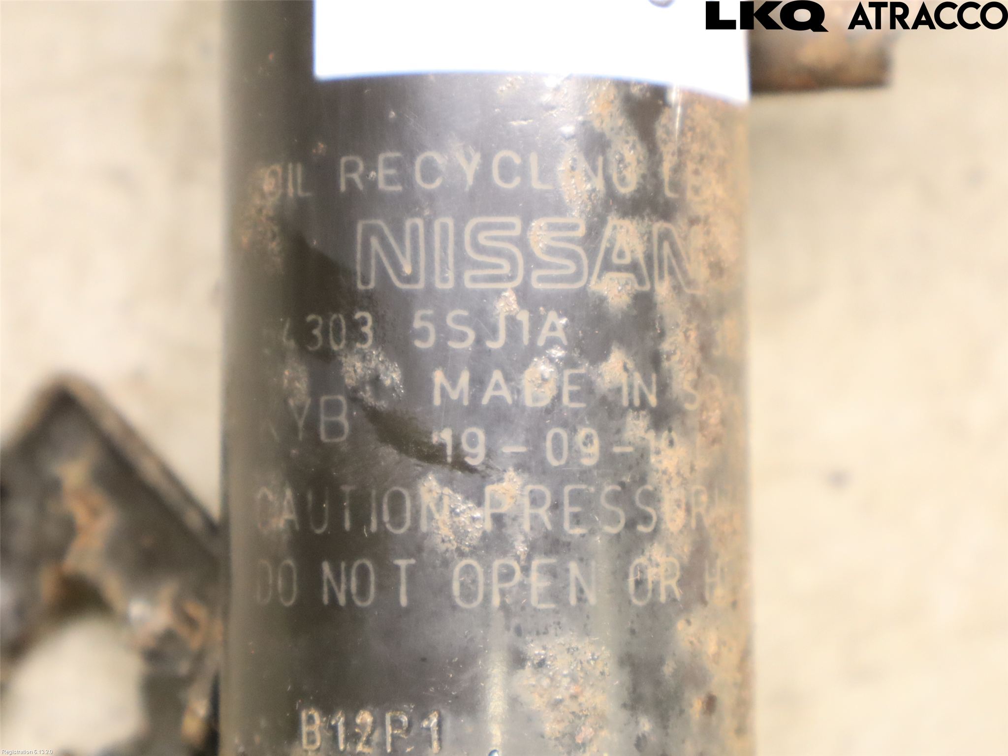 Nissan LEAF 18- Fjäderben Fram Vänster