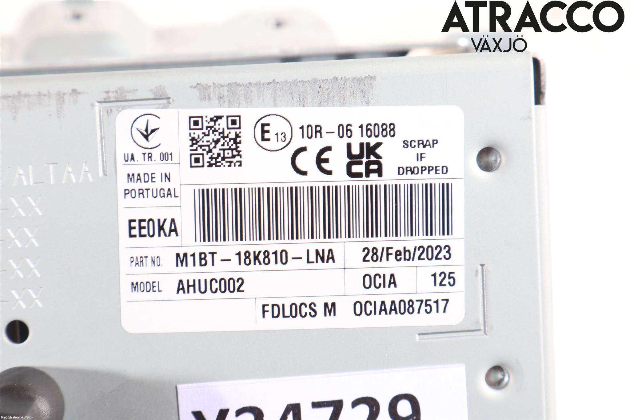 Ford PUMA/ELECTRIC 20- Cd Radio - Multimediapanel