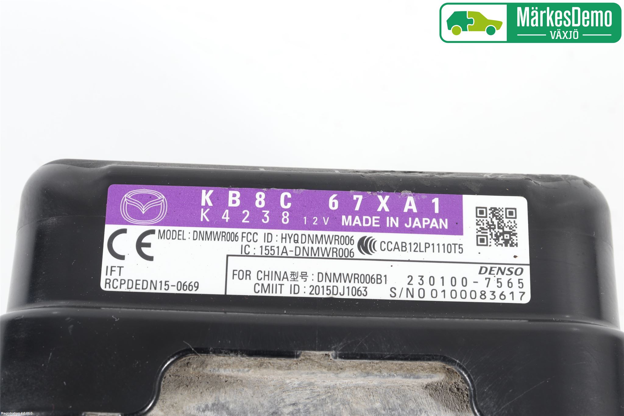 Mazda CX-5 17- Sensor Aktivt Kollisionsskydd