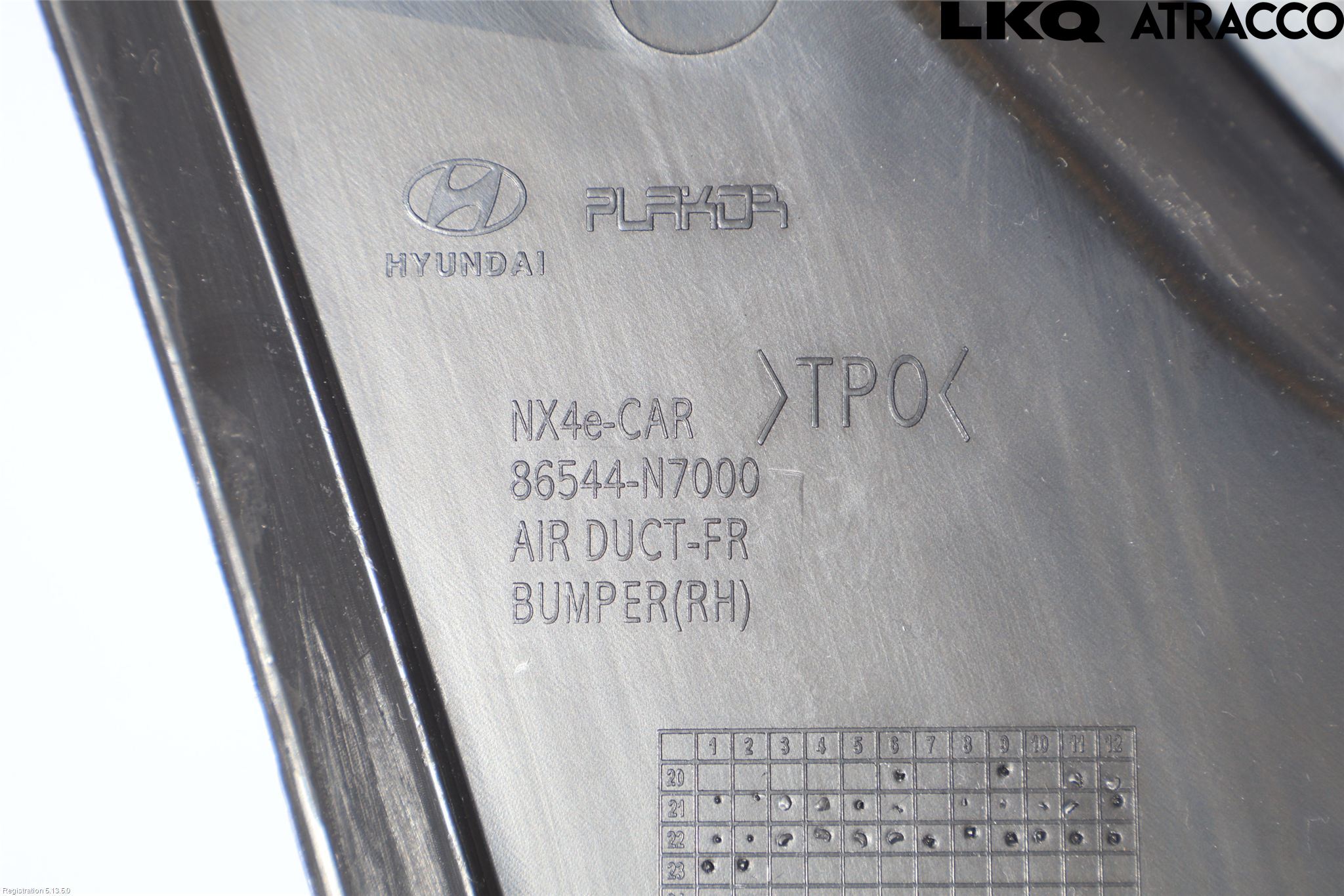 Hyundai TUCSON 05- Deflektor Plåt-Plast Kylning