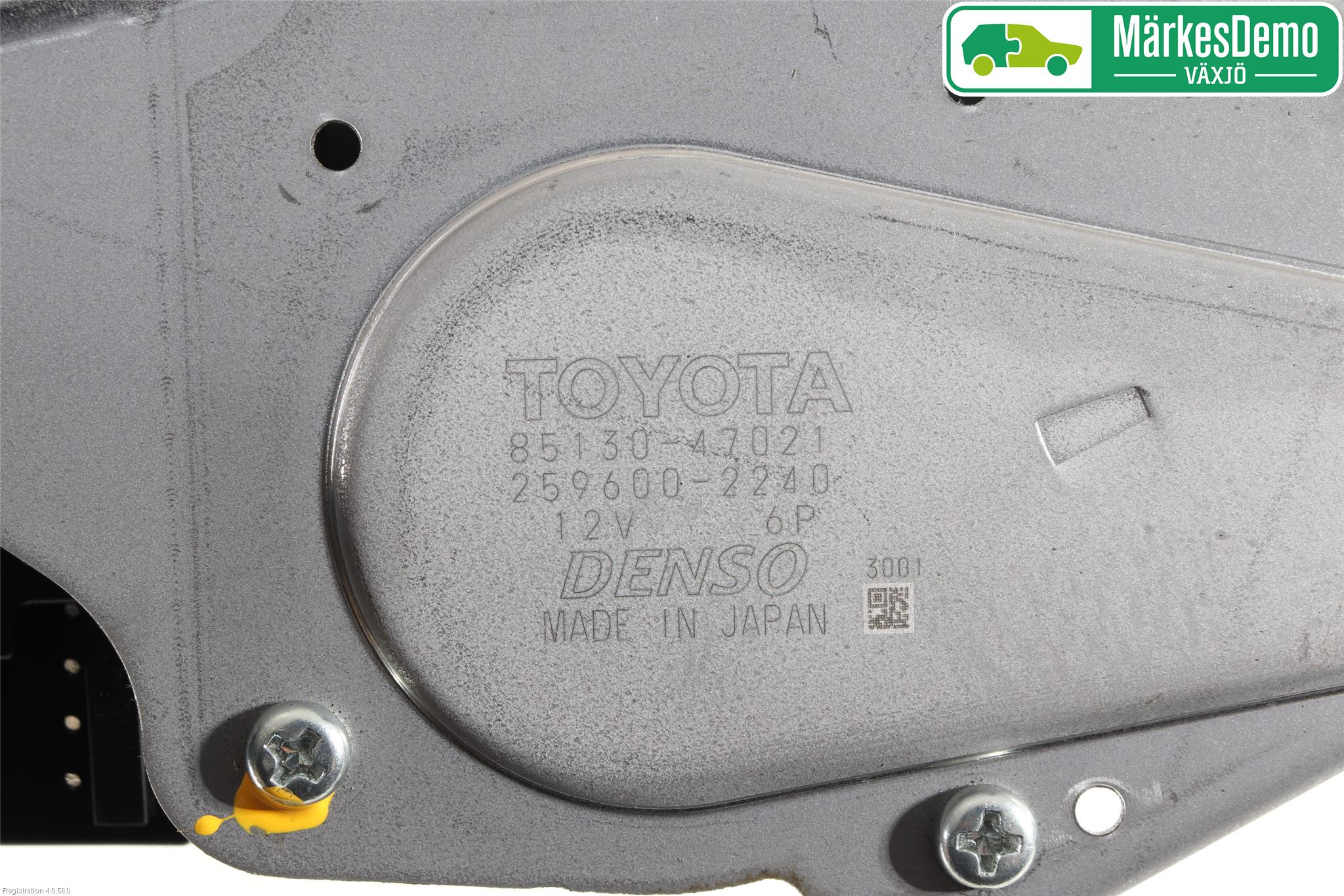Toyota PRIUS ZVW30 09-20 Torkarmotor Baklucka