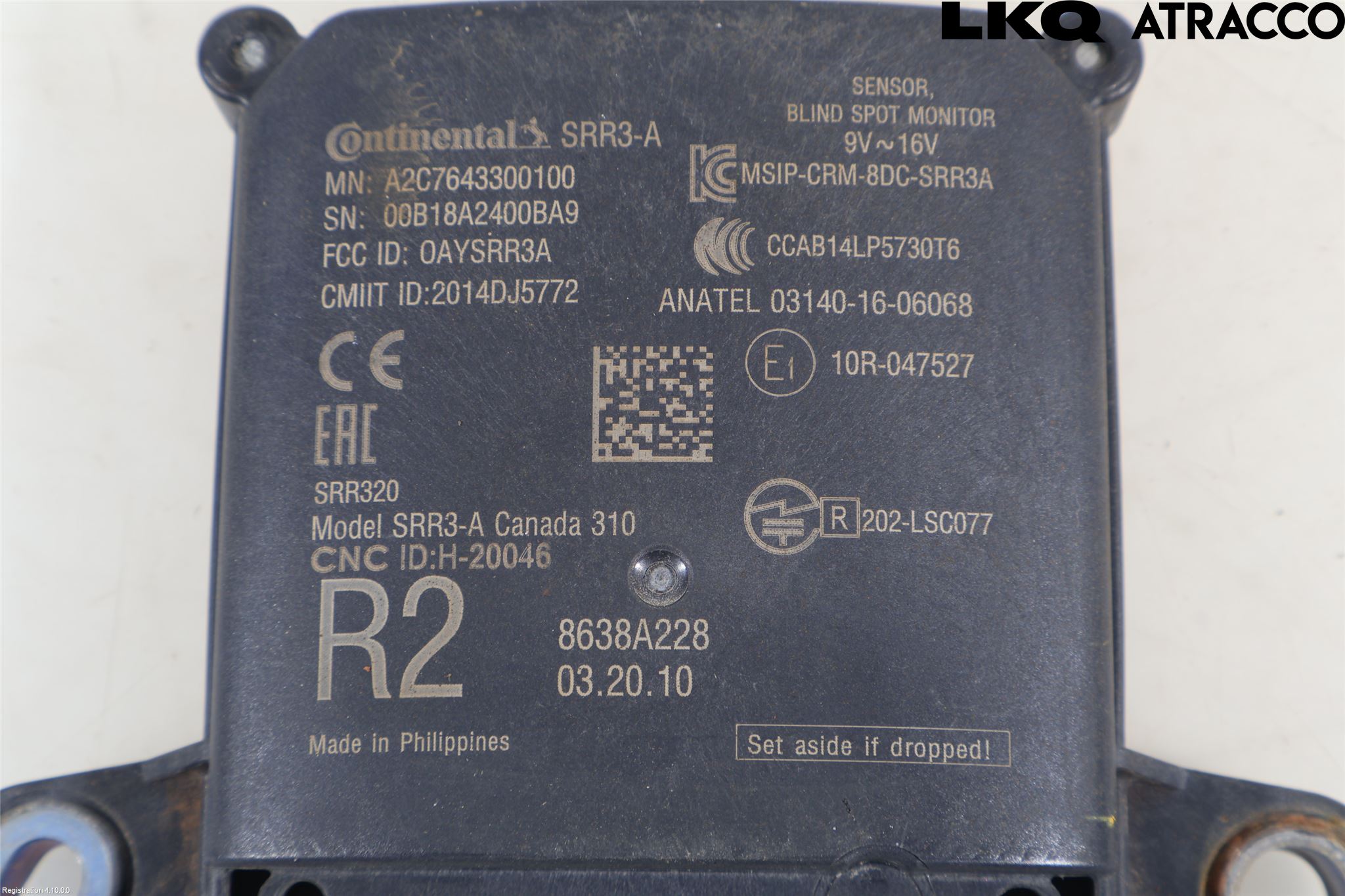 Mitsubishi OUTLANDER 13-21 Sensor Aktivt Kollisionsskydd
