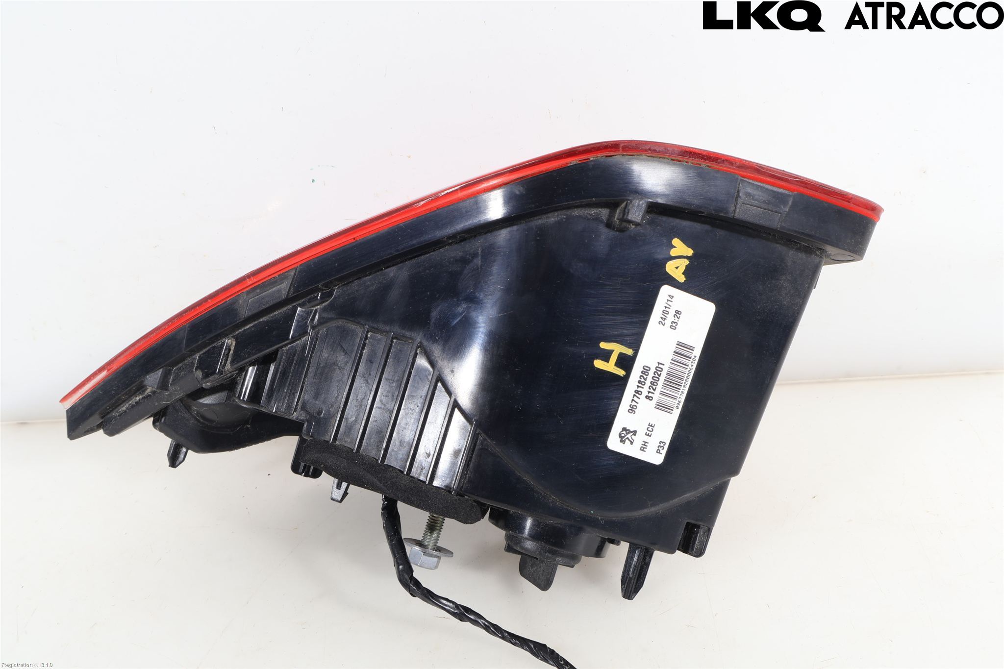 Peugeot 308 14-21 Bakljus Lucka Hö